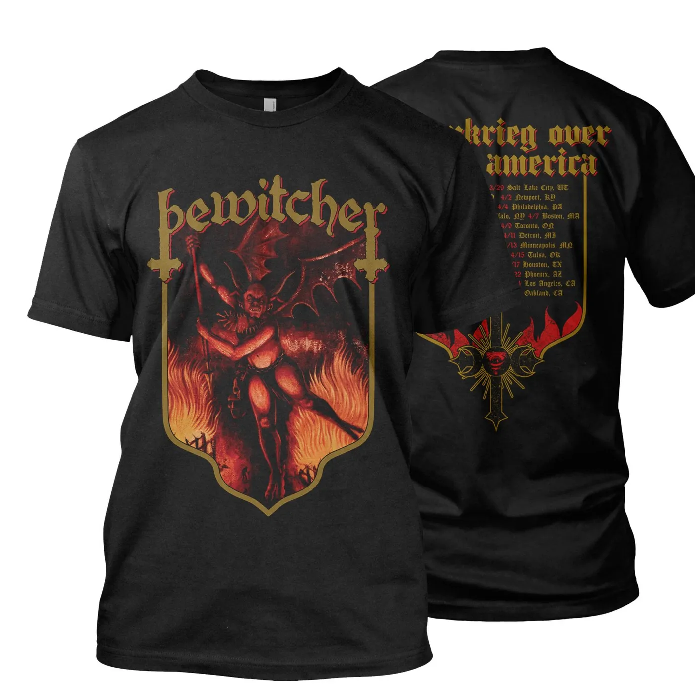 Bewitcher "Hexenkreig Tour" T-Shirt