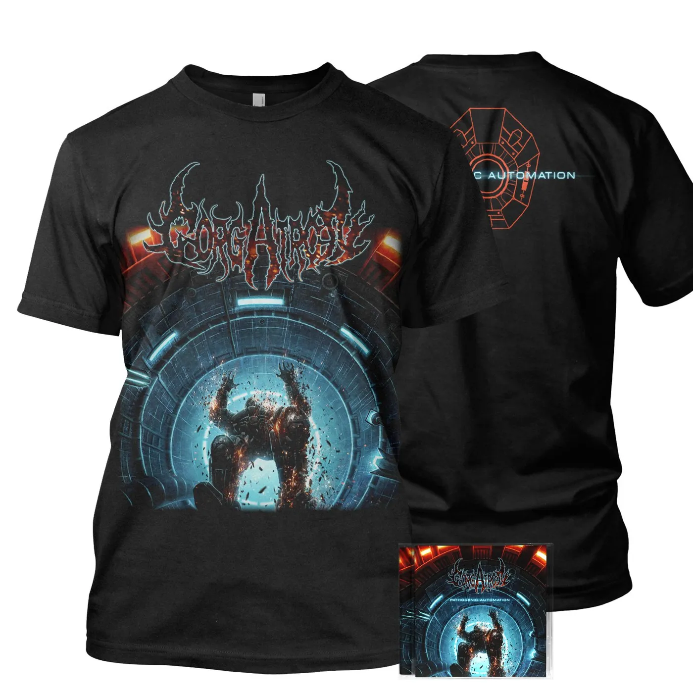 Gorgatron "Pathogenic Automation Tee + CD Bundle" Bundle
