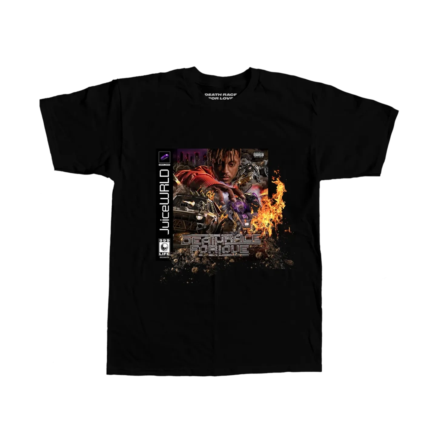 Juice WRLD DEATH RACE FOR LOVE TEE BLACK