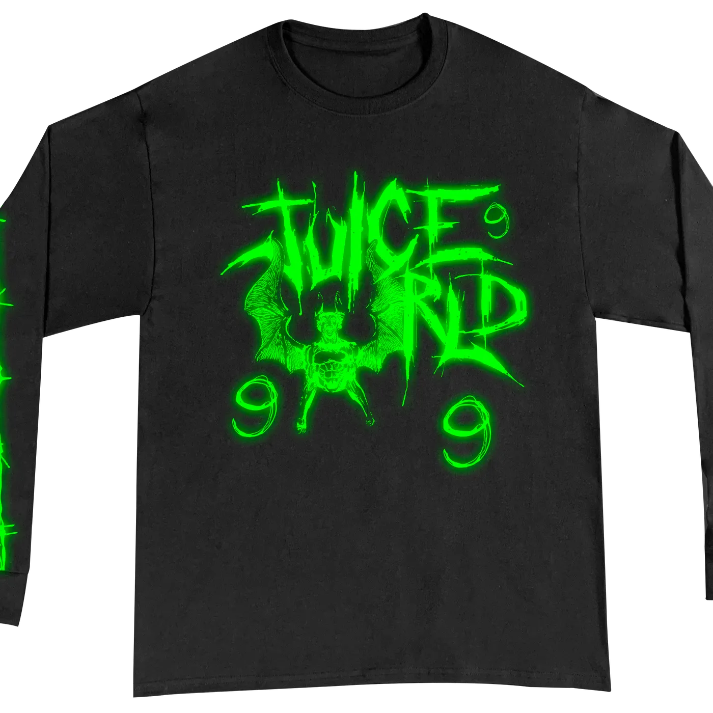 Juice WRLD Shadows in My Room Glow in the Dark Long Sleeve + Digital Album