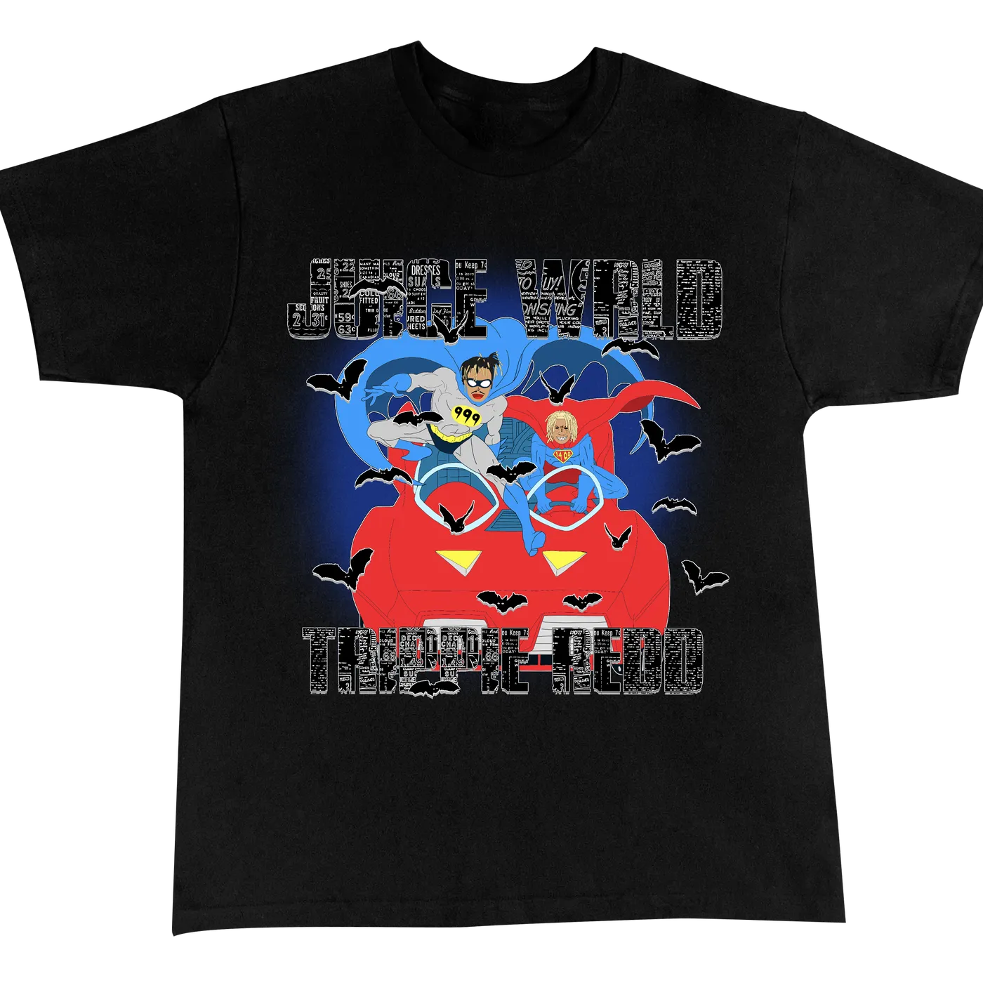Juice WRLD x Trippie Redd Tee in Black