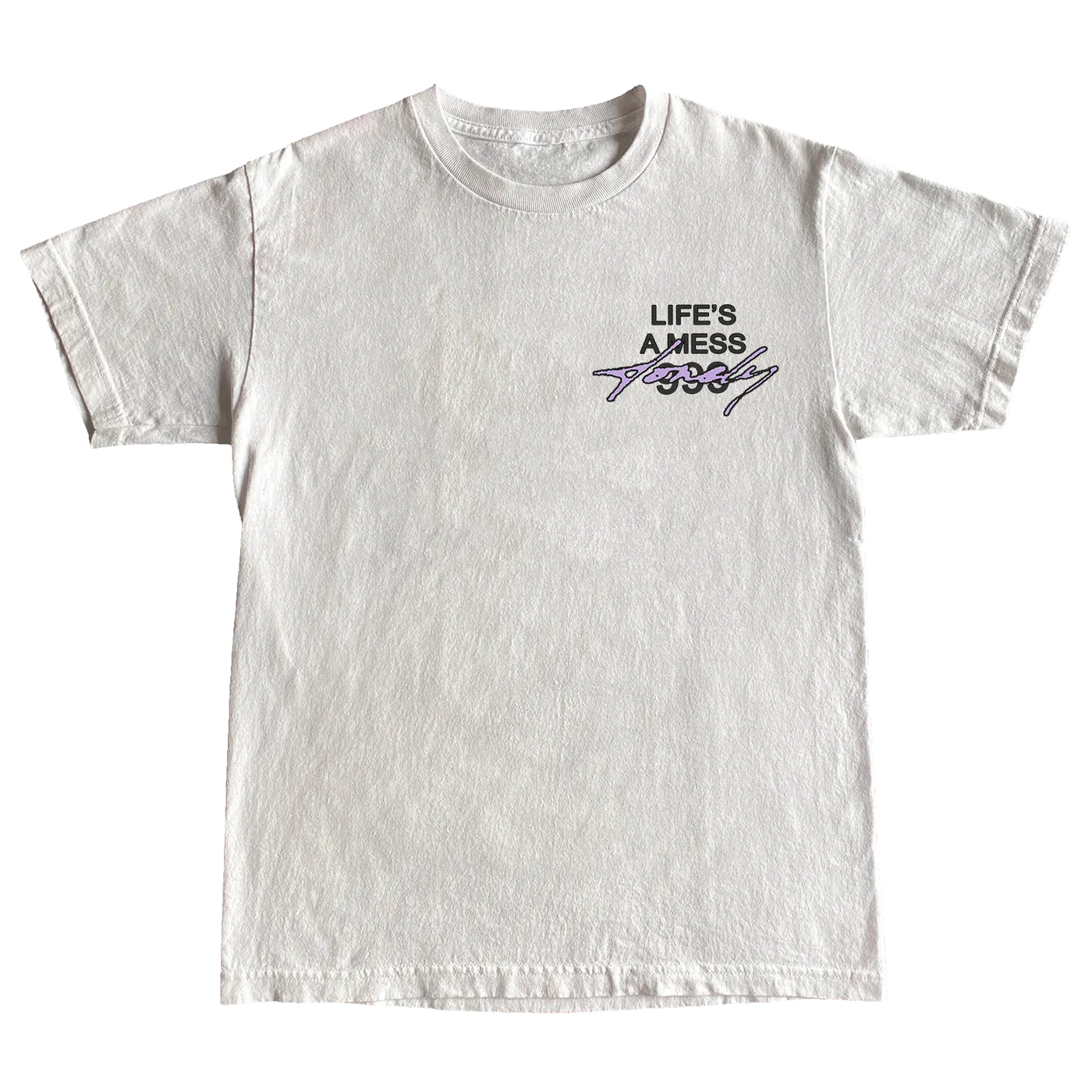 (100% Proceeds Donated) Juice WRLD X Halsey Life's A Mess Tee in White