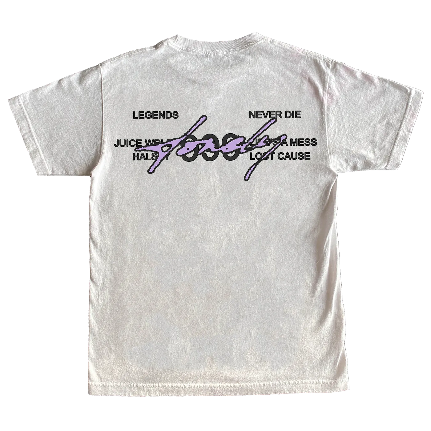 (100% Proceeds Donated) Juice WRLD X Halsey Life's A Mess Tee in White + Digital Album