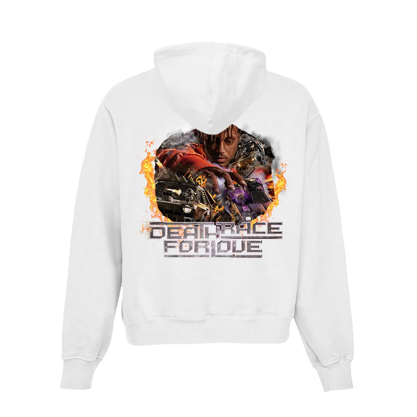 Juice WRLD Death Race for Love Hoodie White