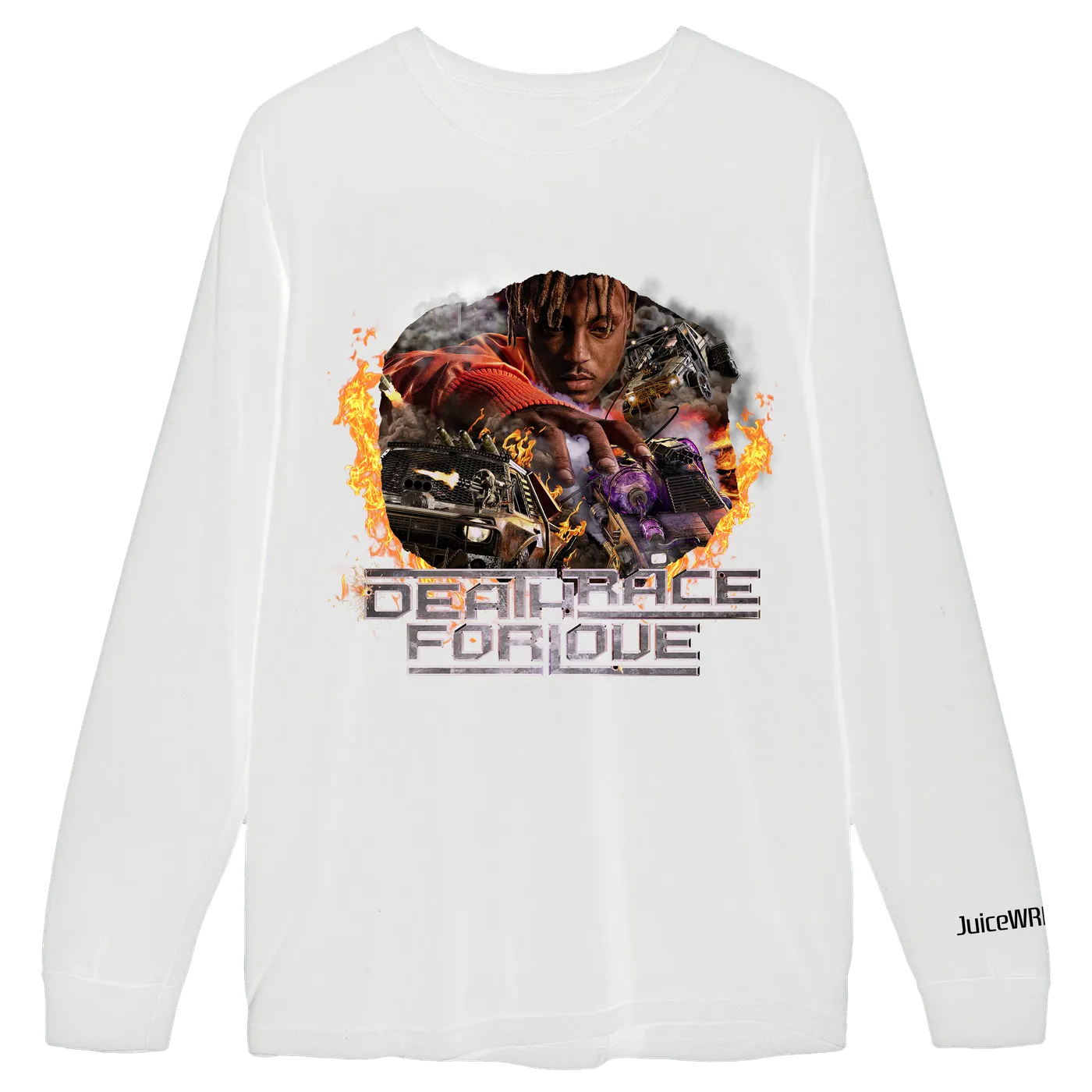 Juice WRLD Death Race for Love Long Sleeve White
