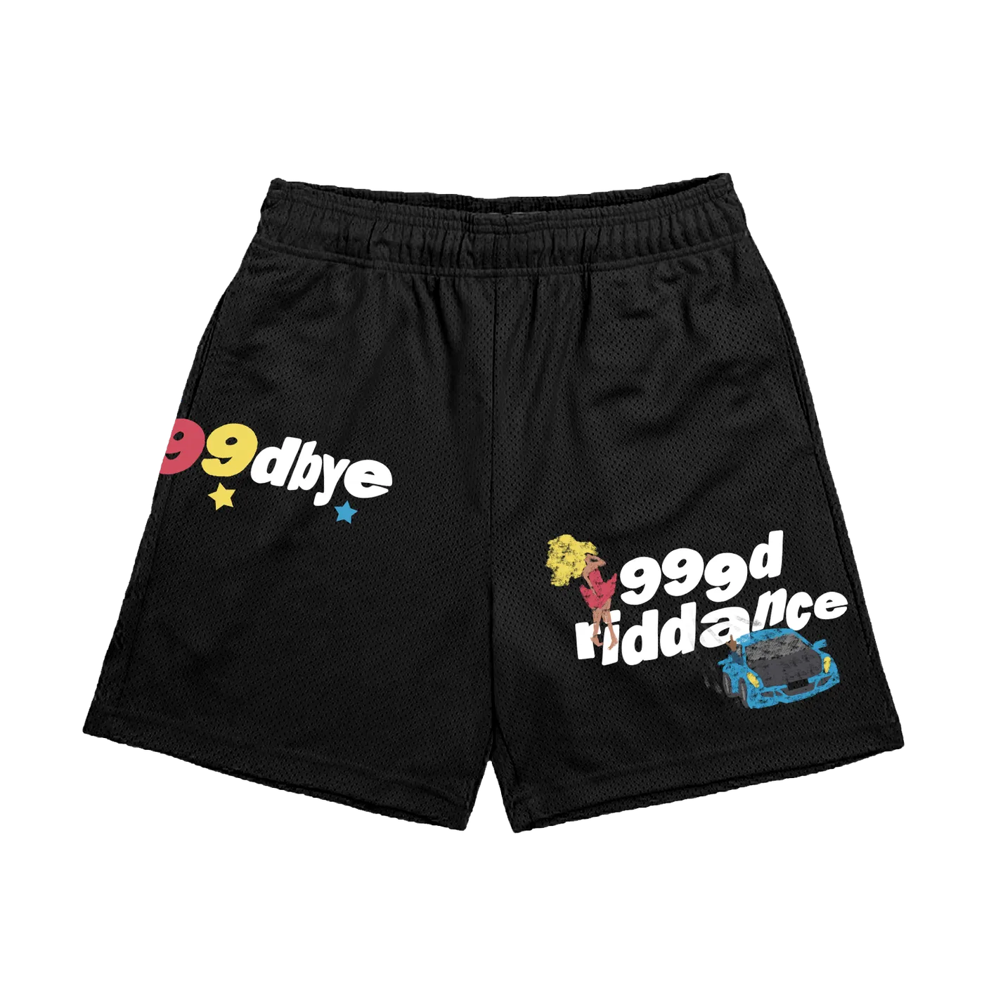 Juice WRLD 999DBYE & 999DRIDDANCE 4 YEAR ANNIVERSARY SHORTS