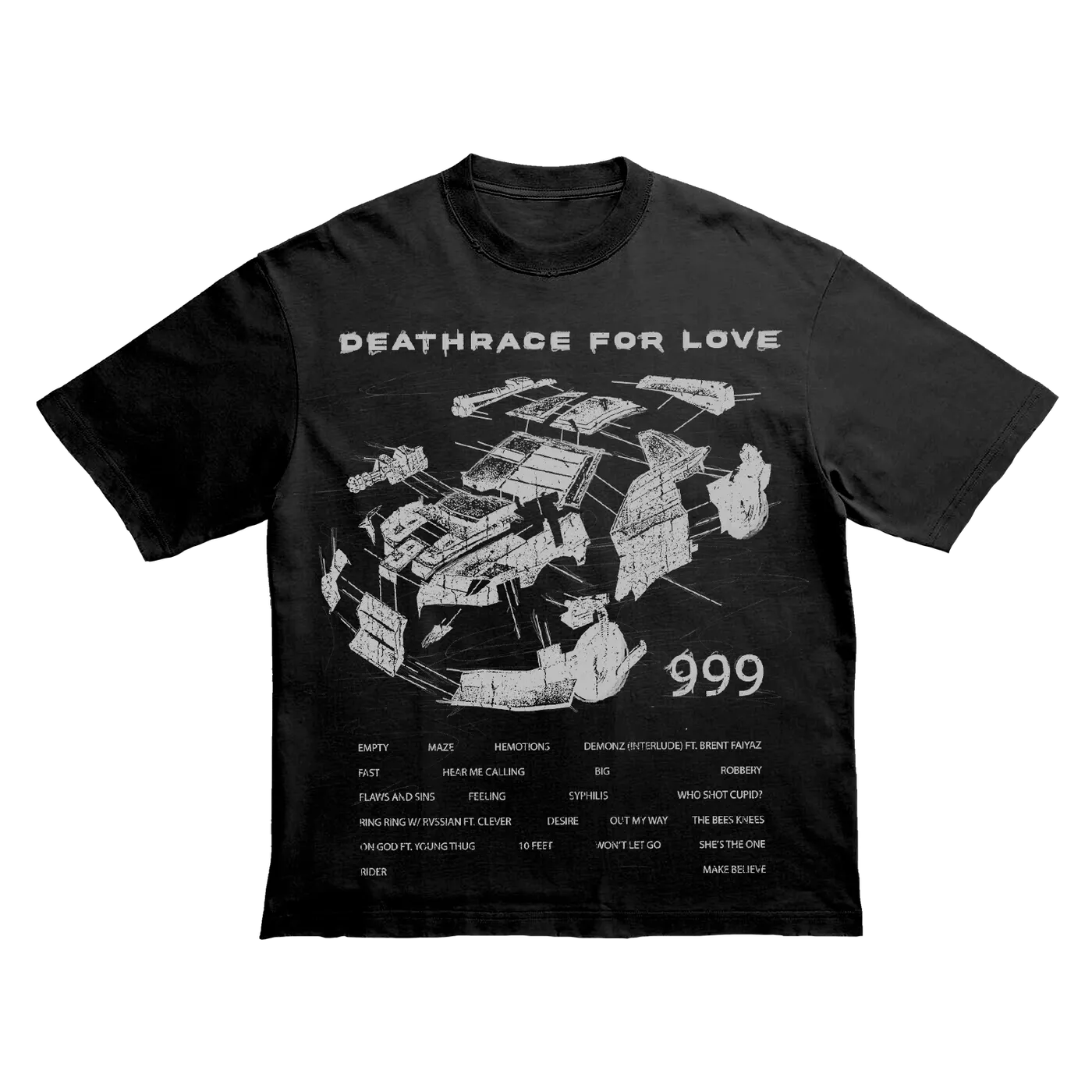 Juice WRLD Wrecked Tee (Black)