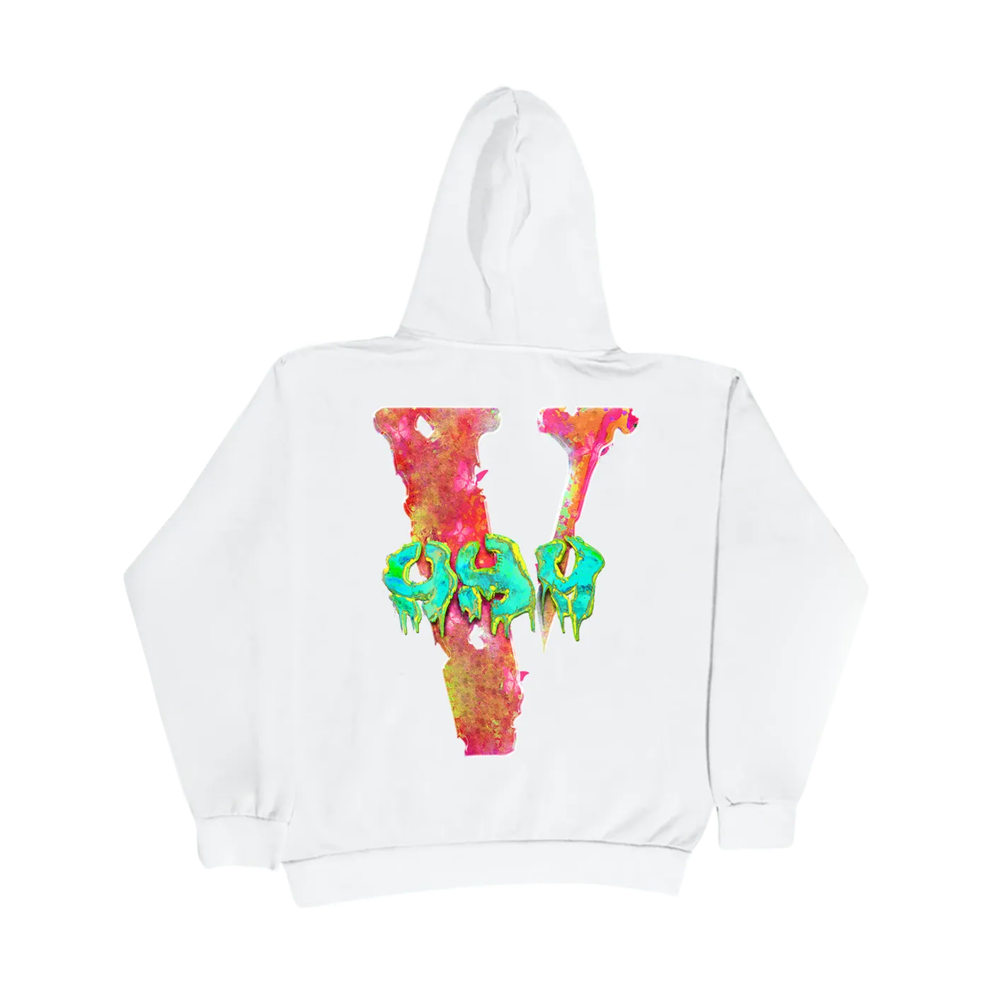 Juice WRLD Fighting Demons VLONE 999 Hoodie White
