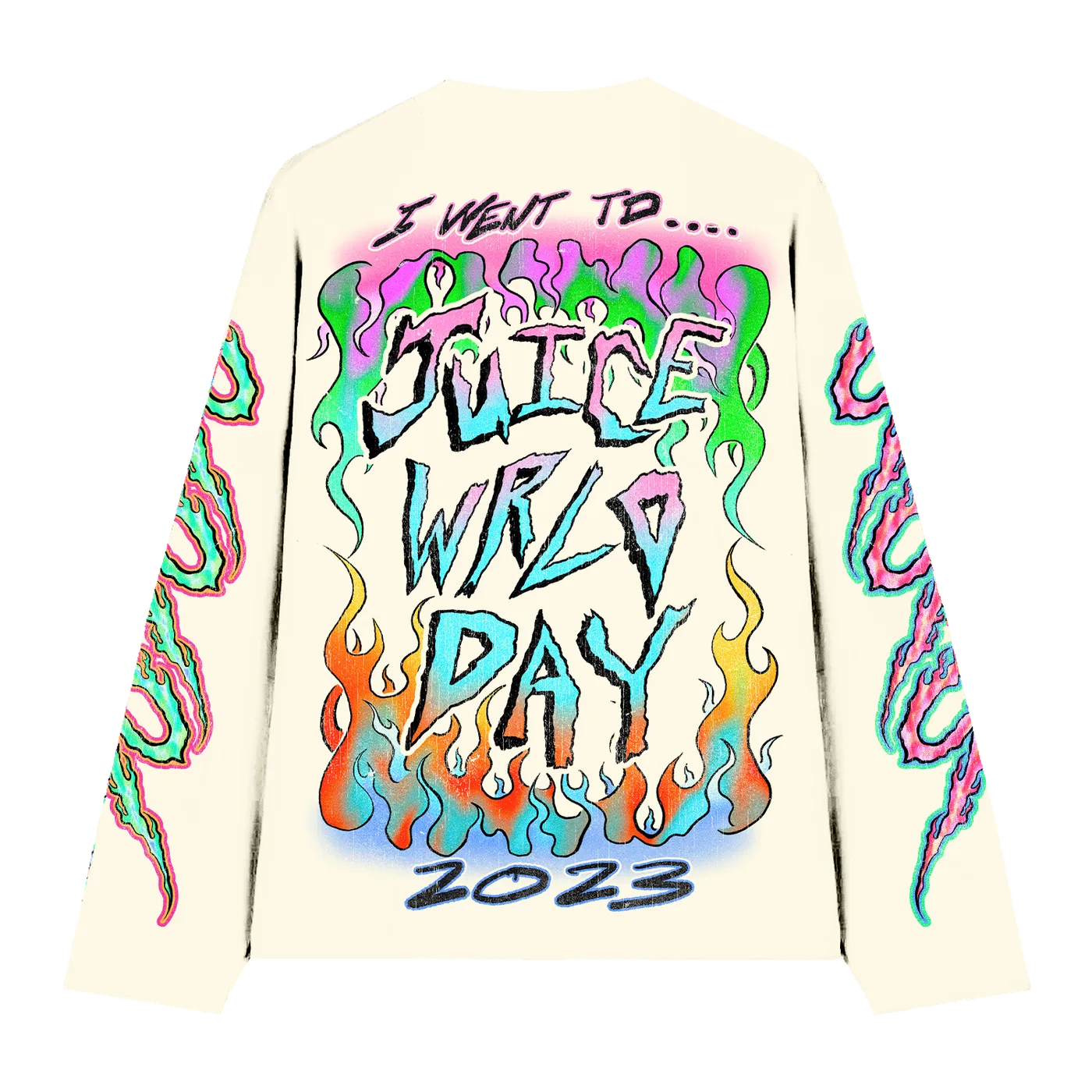Juice WRLD EYEBALL LONGSLEEVE WHITE