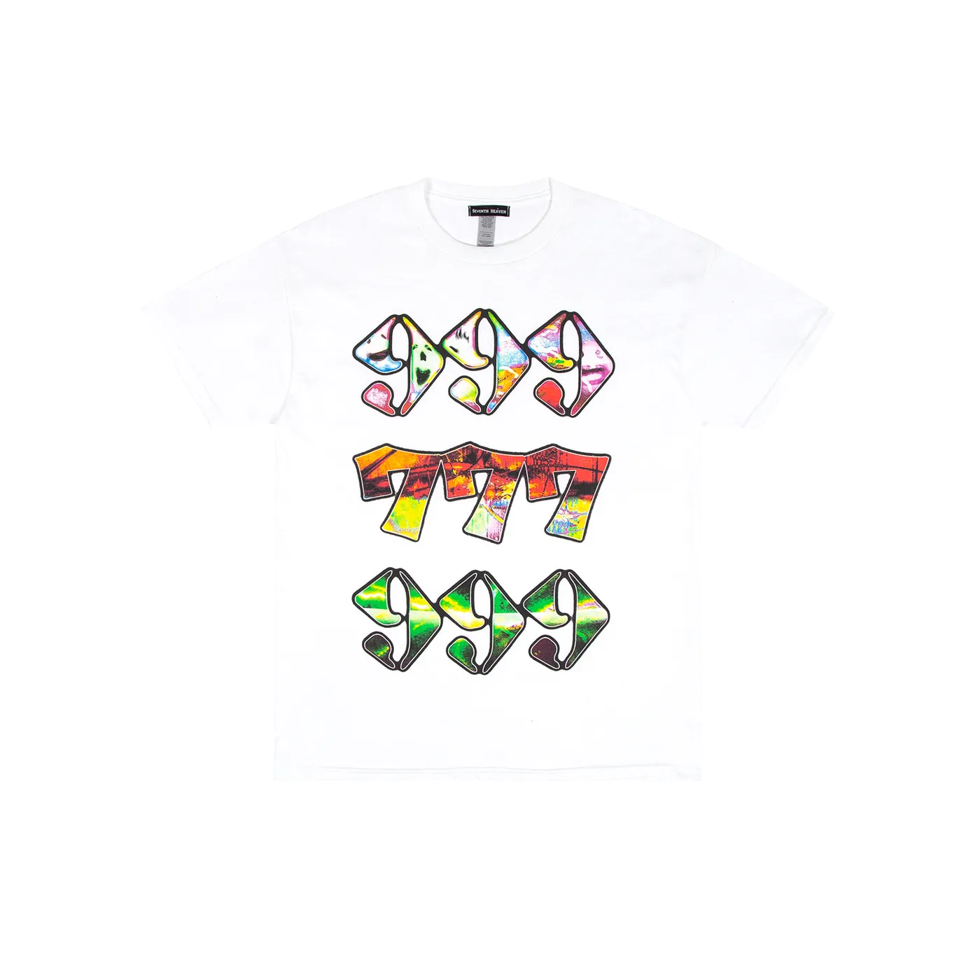 Juice WRLD SEVENTH HEAVEN 777/999 TEE WHITE