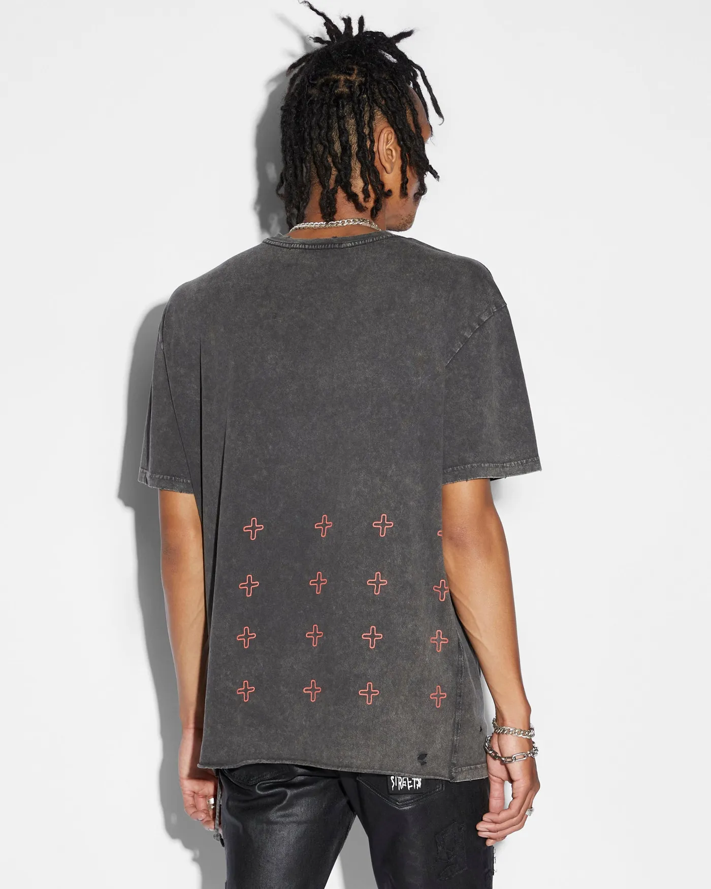 Juice WRLD SUPER JUICE BIGGIE SS TEE - SUN FADED BLK