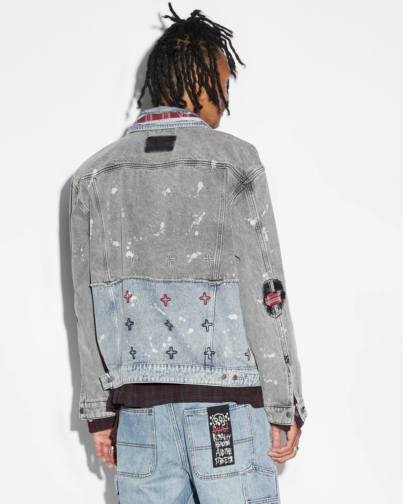 Juice WRLD SPLICED 999 OH G JACKET - HALF TONE
