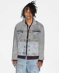 Juice WRLD SPLICED 999 OH G JACKET - HALF TONE