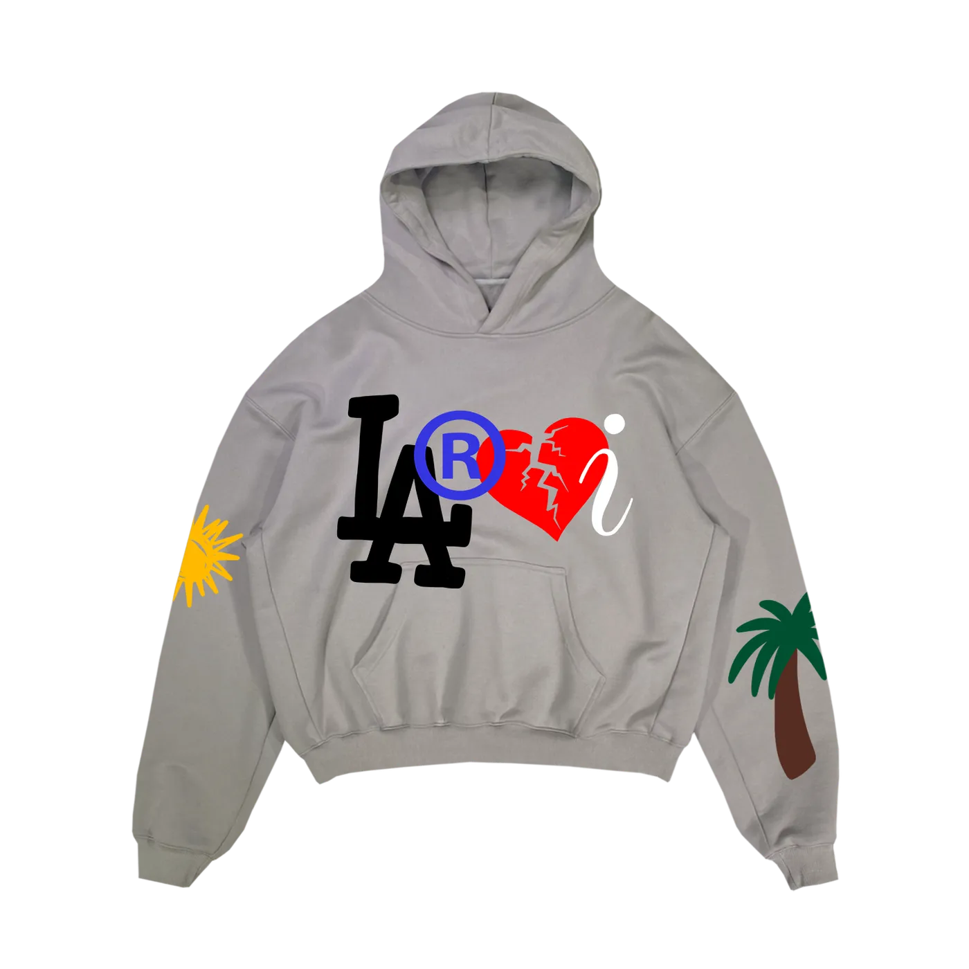 The Kid LAROI Laroi Family Hoodie Grey
