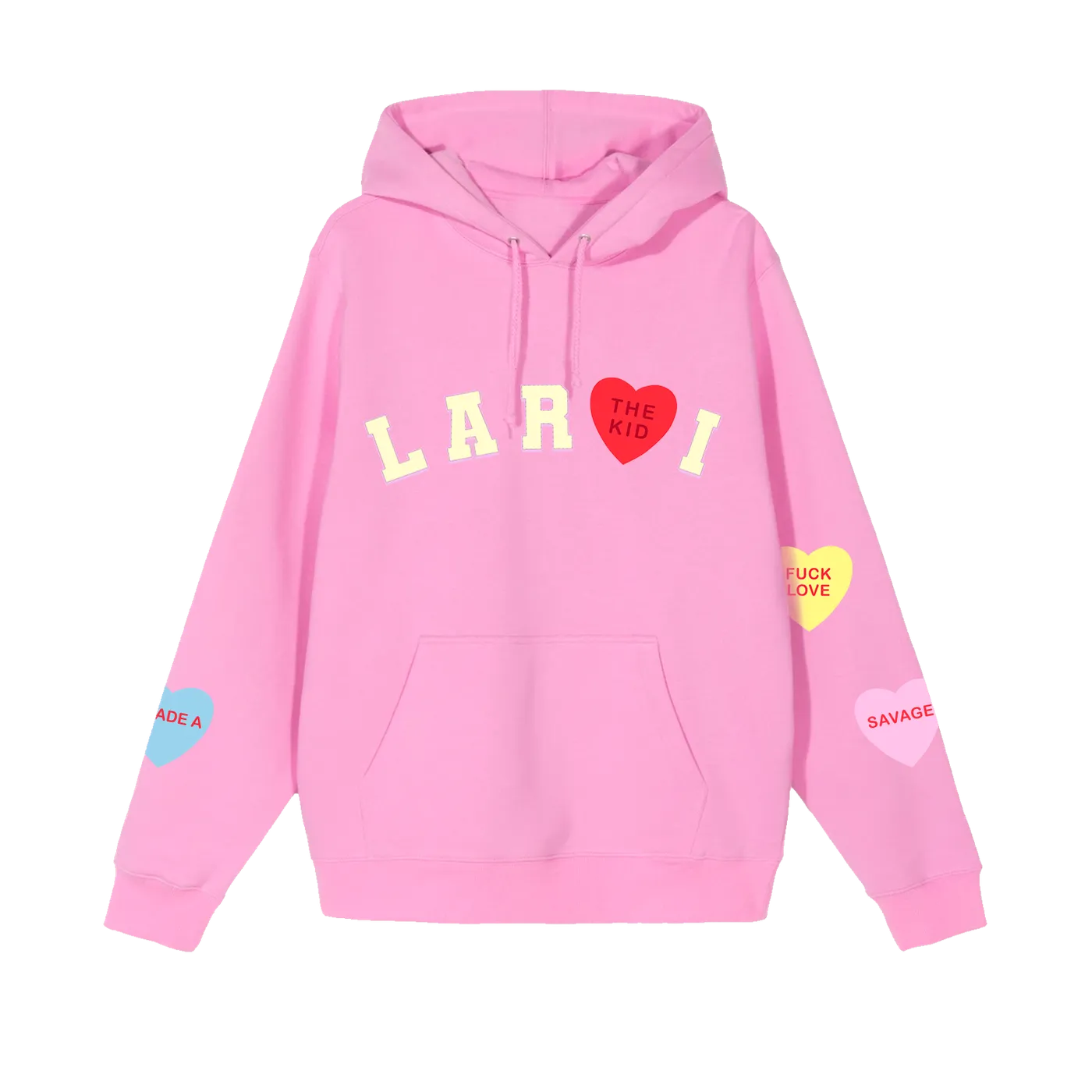The Kid LAROI Laroi ❤️ Hoodie Pink