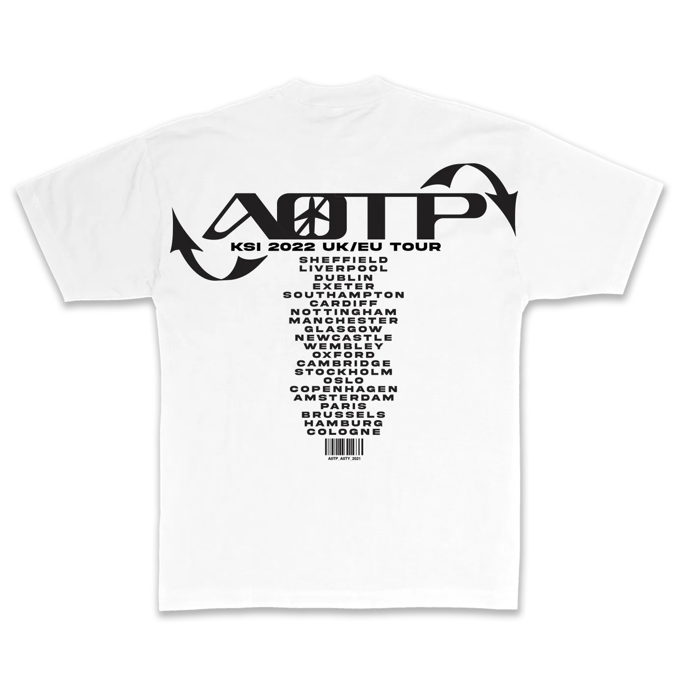 KSI AOTP TOUR TEE WHITE