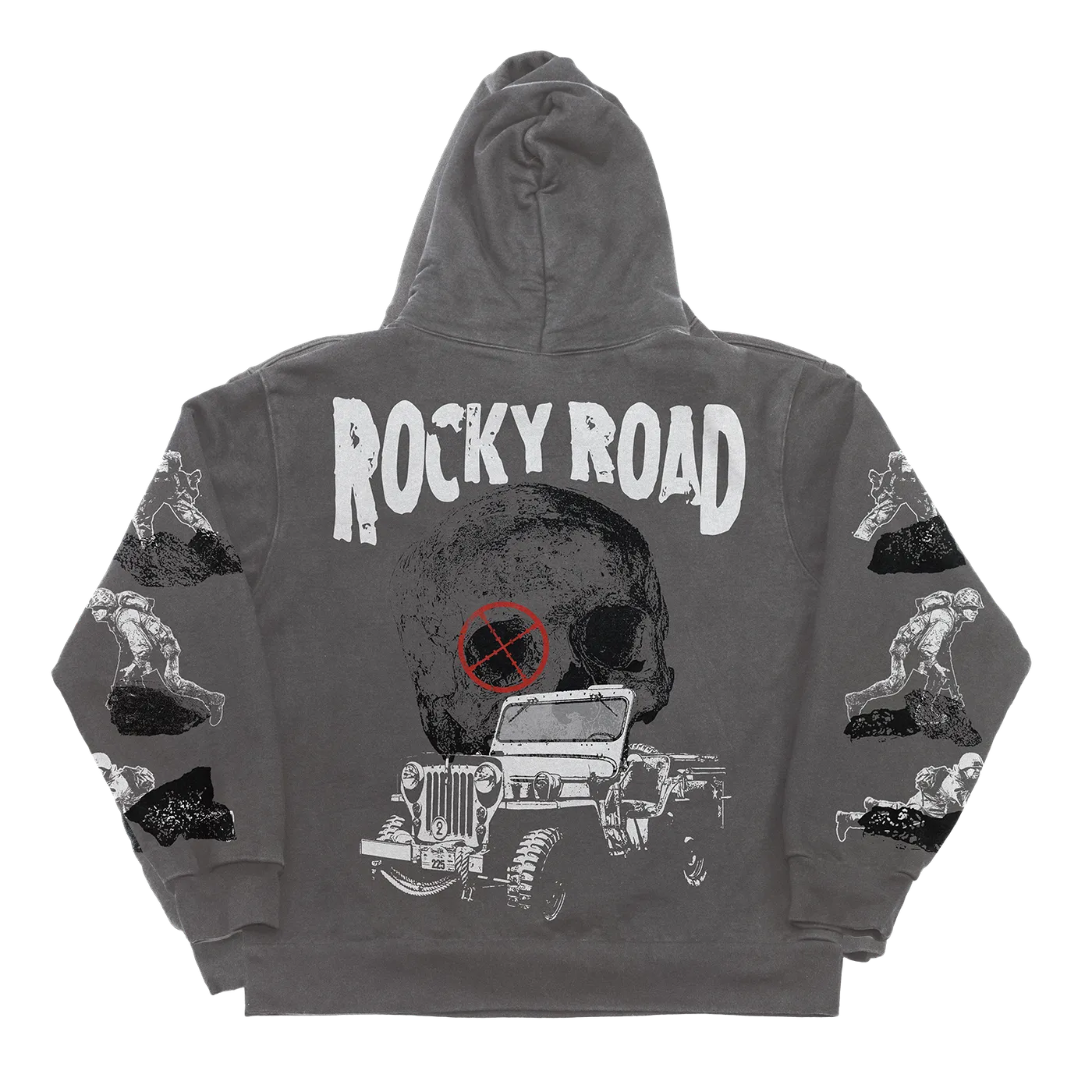 Moneybagg Yo Rocky Road Hoodie Grey