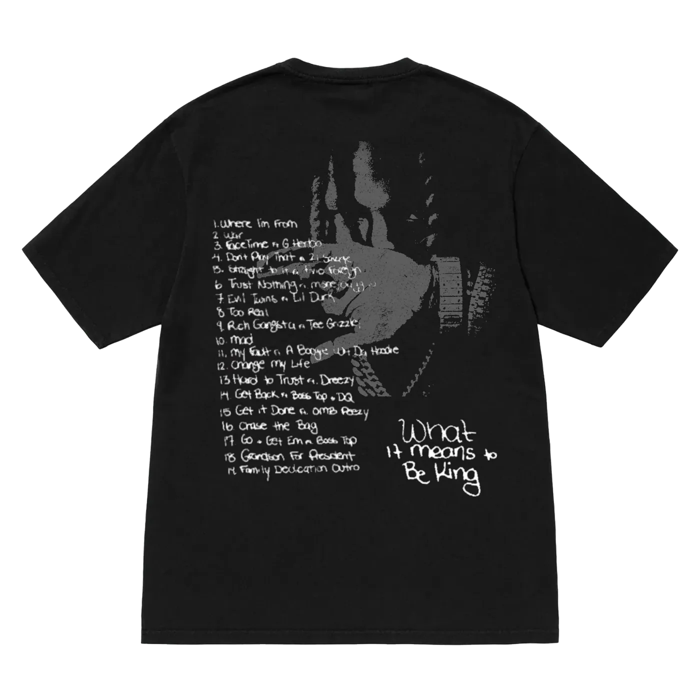 King Von WIMTBK TRACKLIST TEE