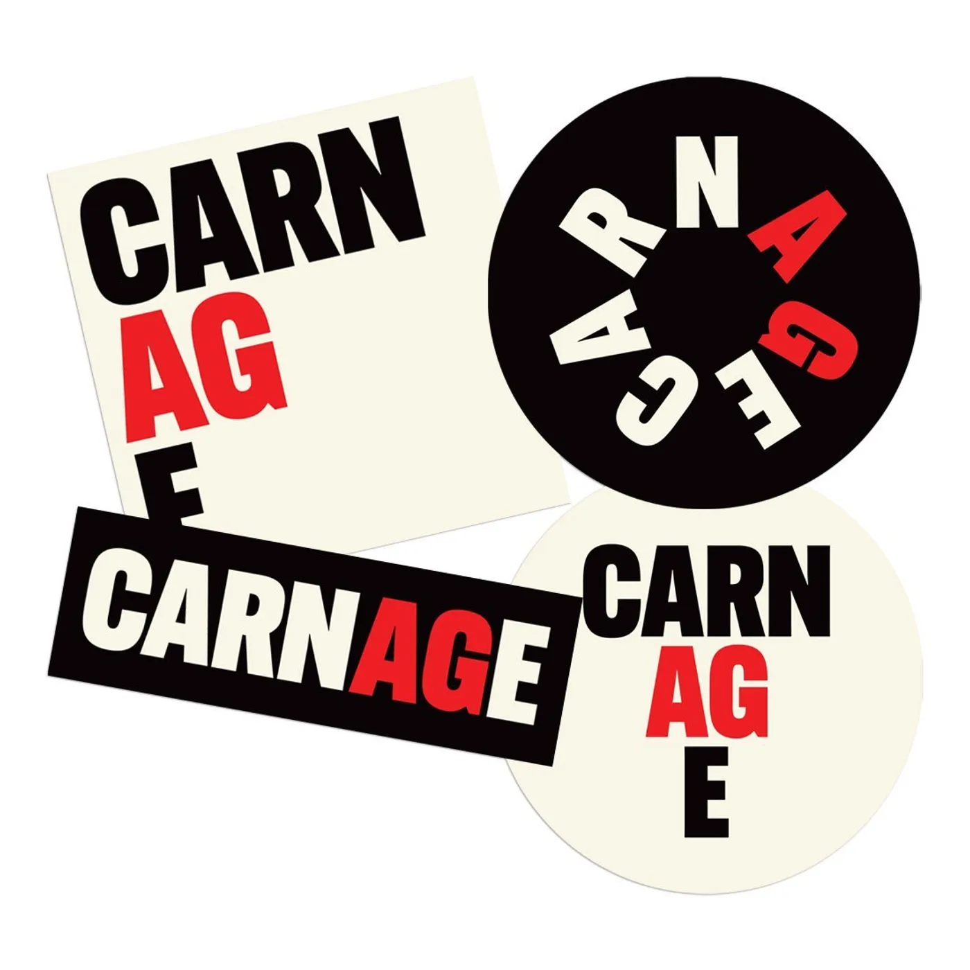 Nick Cave & The Bad Seeds CARNAGE Sticker Set