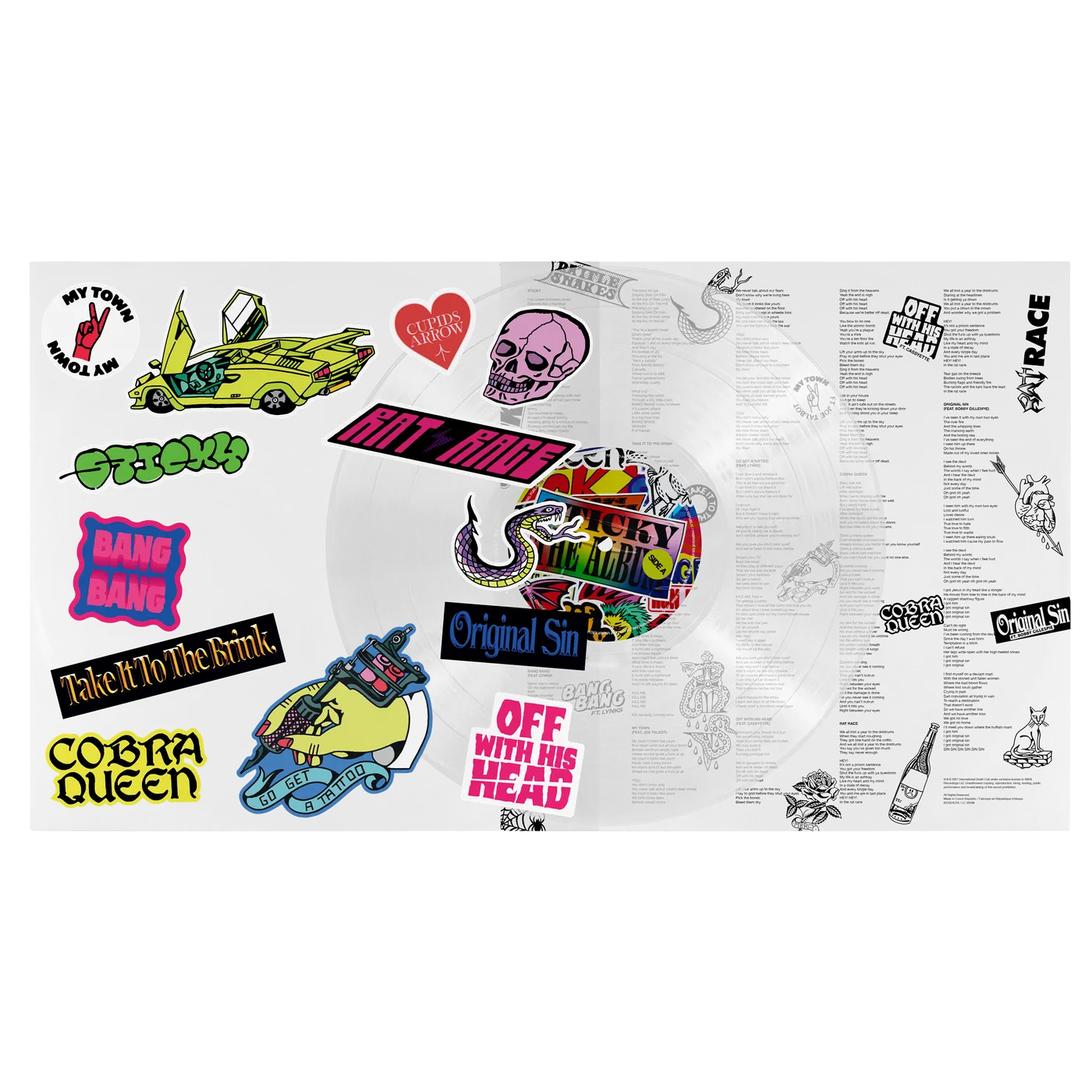 Frank Carter & The Rattlesnakes Sticky Deluxe Vinyl