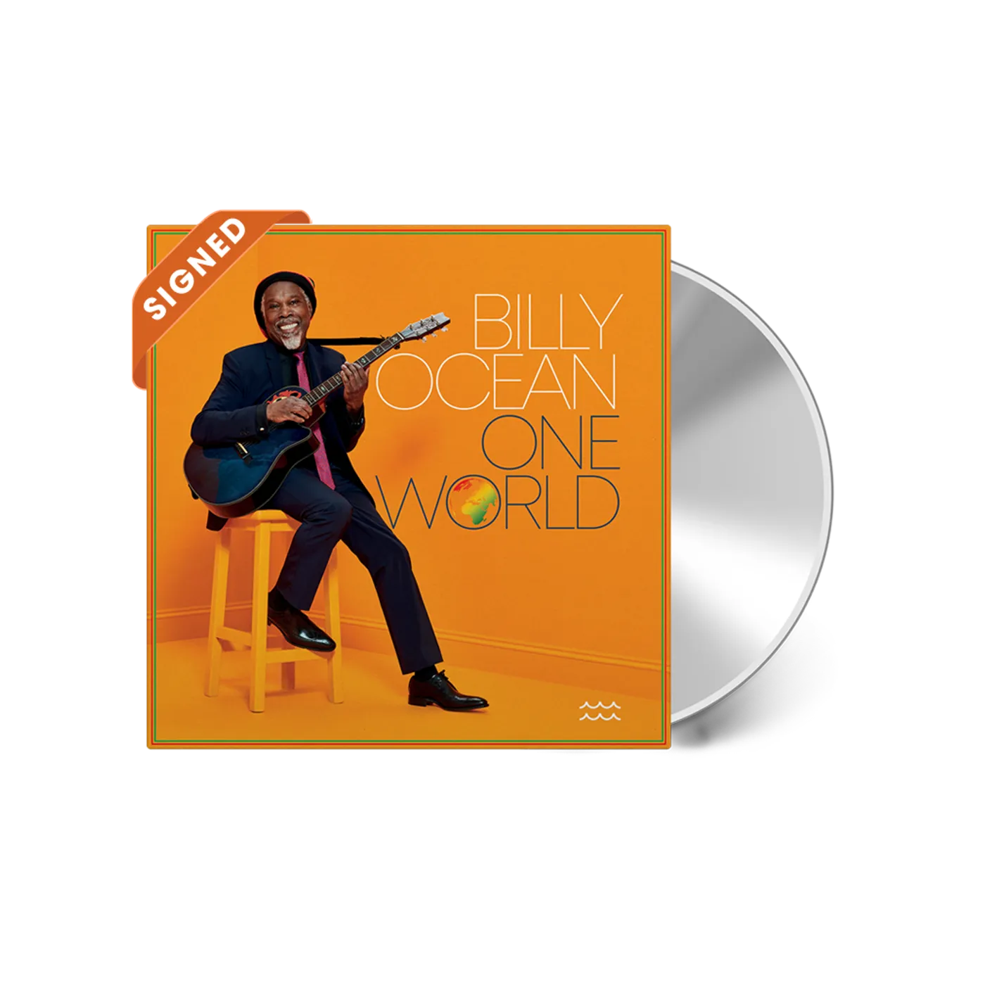Billy Ocean One World Album (Signed CD)