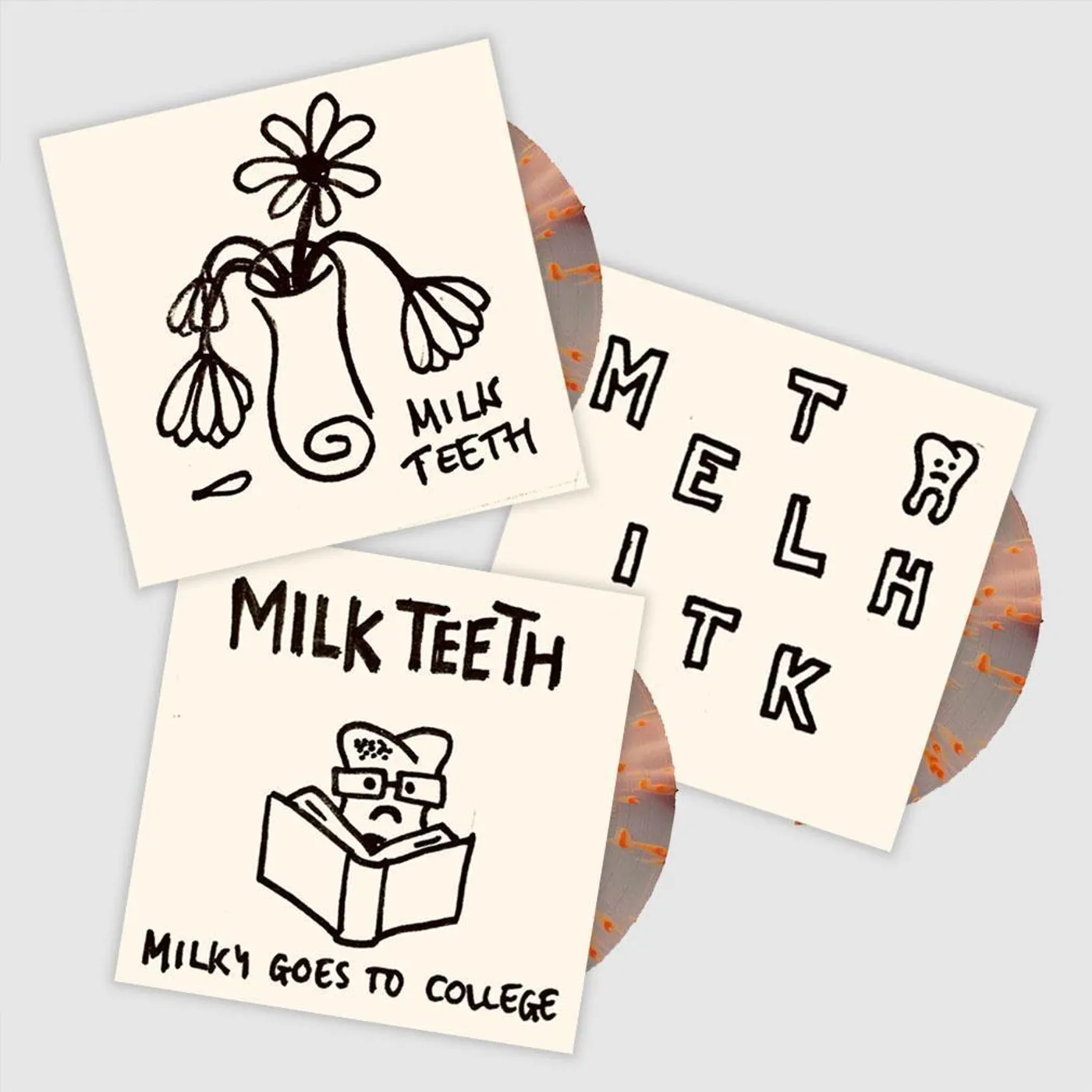 Milk Teeth - Hand-Designed, Unique Artwork LPs
