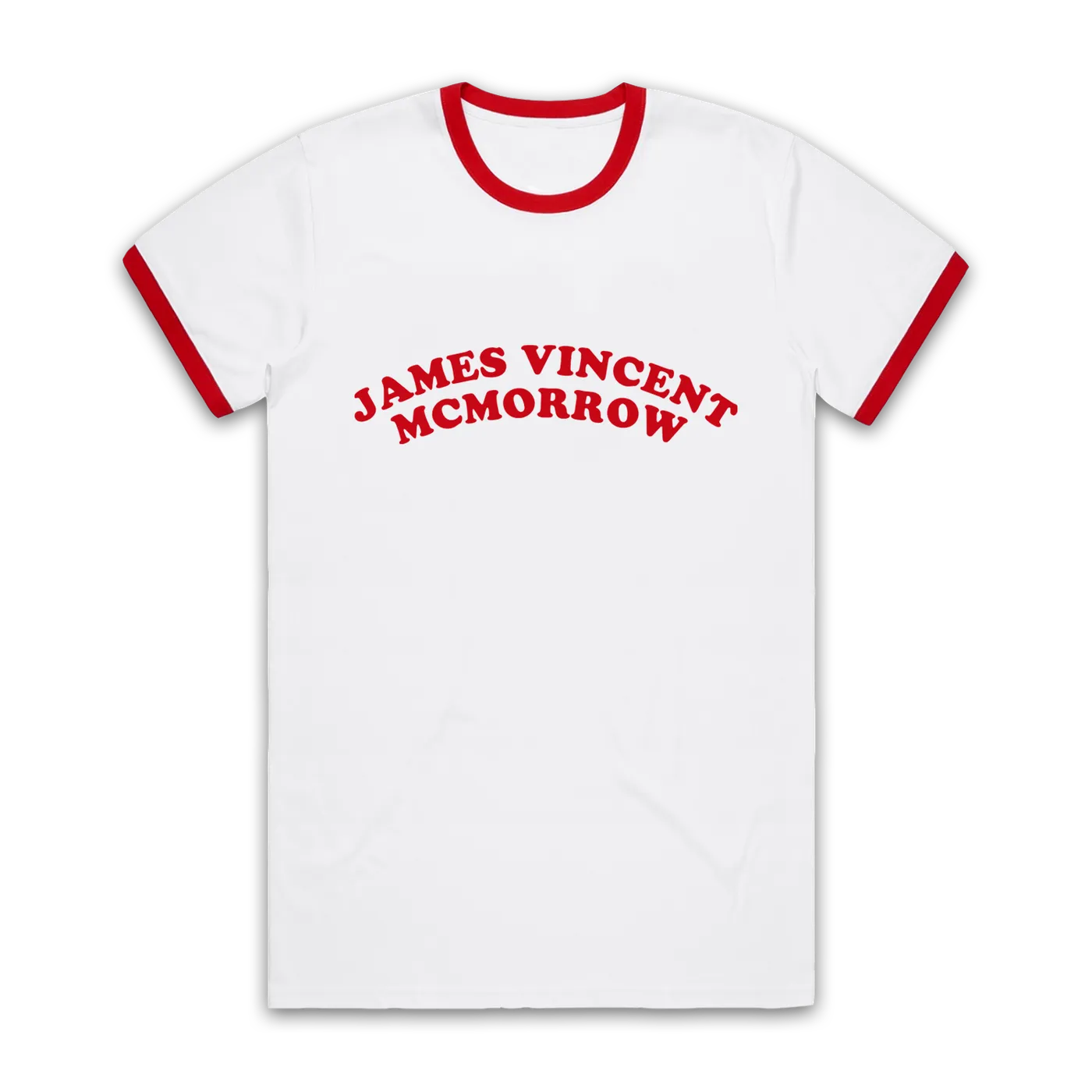 James Vincent McMorrow JVM Ringer Tee (Red)