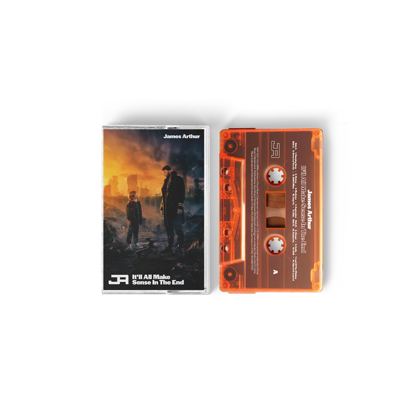 James Arthur 'It'll All Make Sense In The End' (Transparent Orange Cassette)