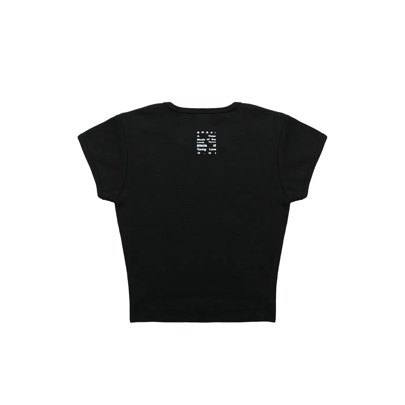 Jaden Smith A Case Study Baby Tee, Black