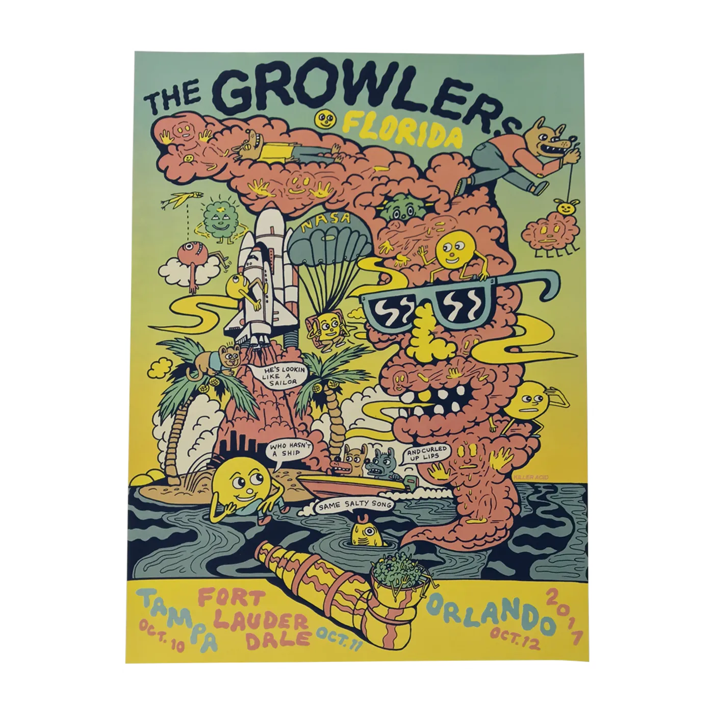 The Growlers Florida Show Poster