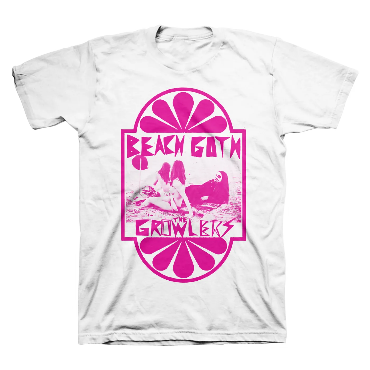 The Growlers Classic Beach Goth T-Shirt - Magenta