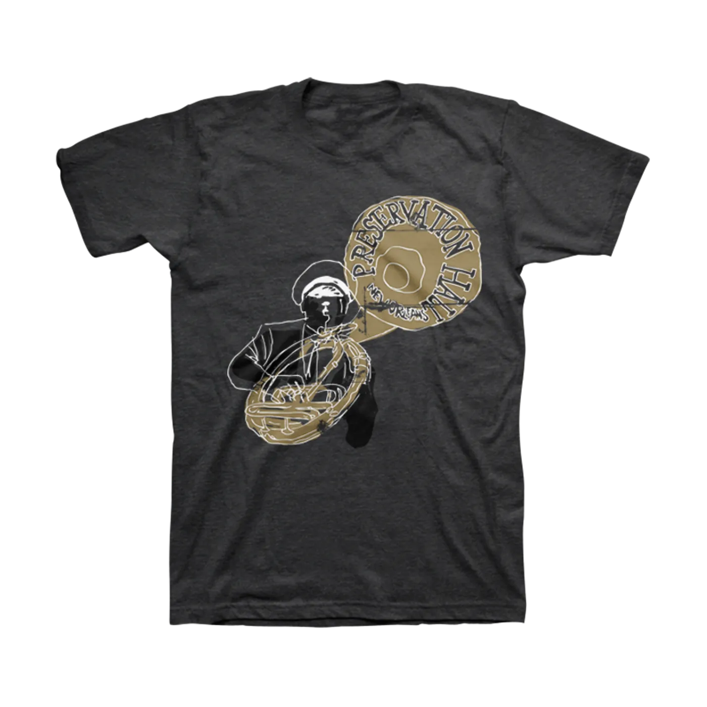 Preservation Hall Jazz Band Mens Tuba Man Tee