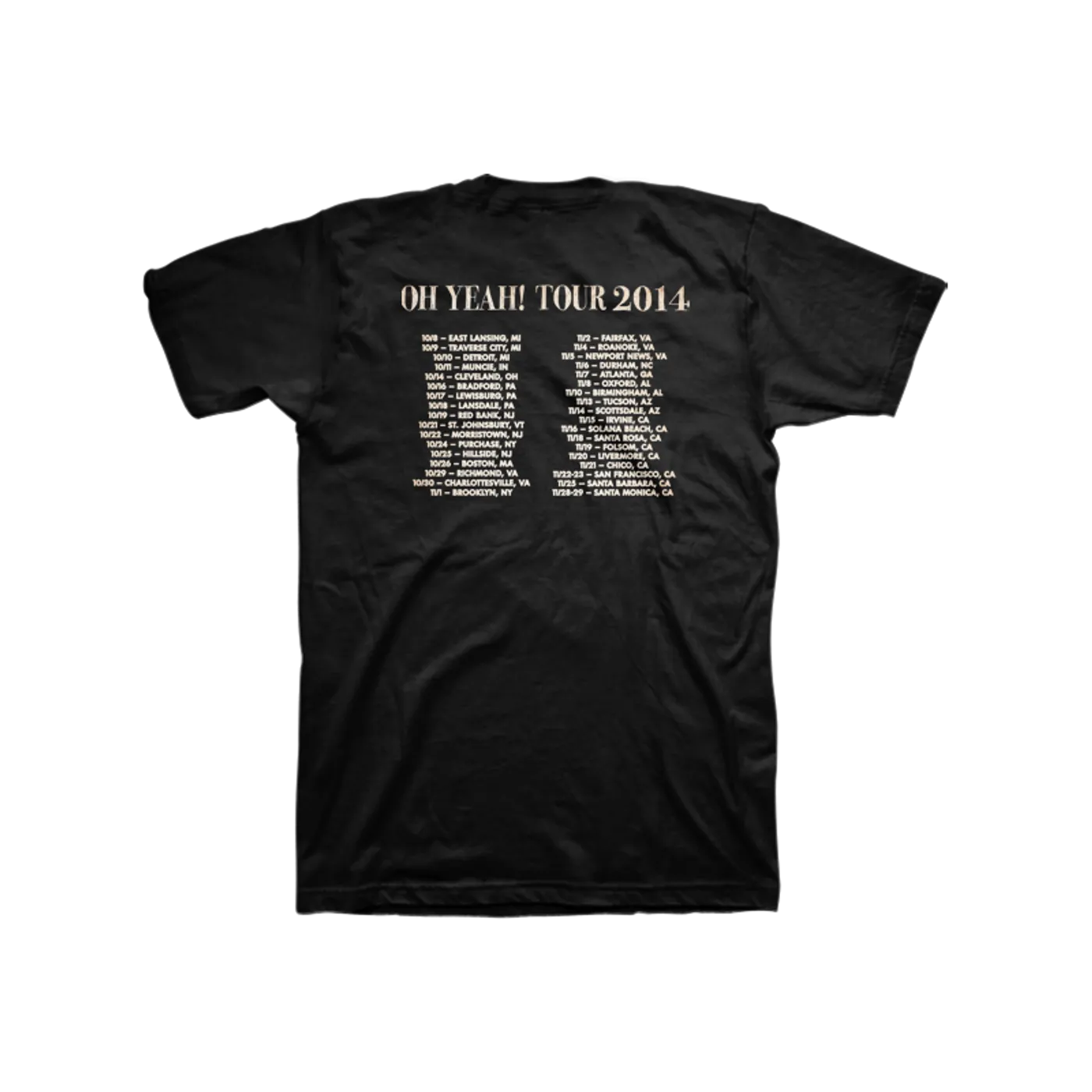 Preservation Hall Jazz Band PHJB Oh Yeah! Tour Tee