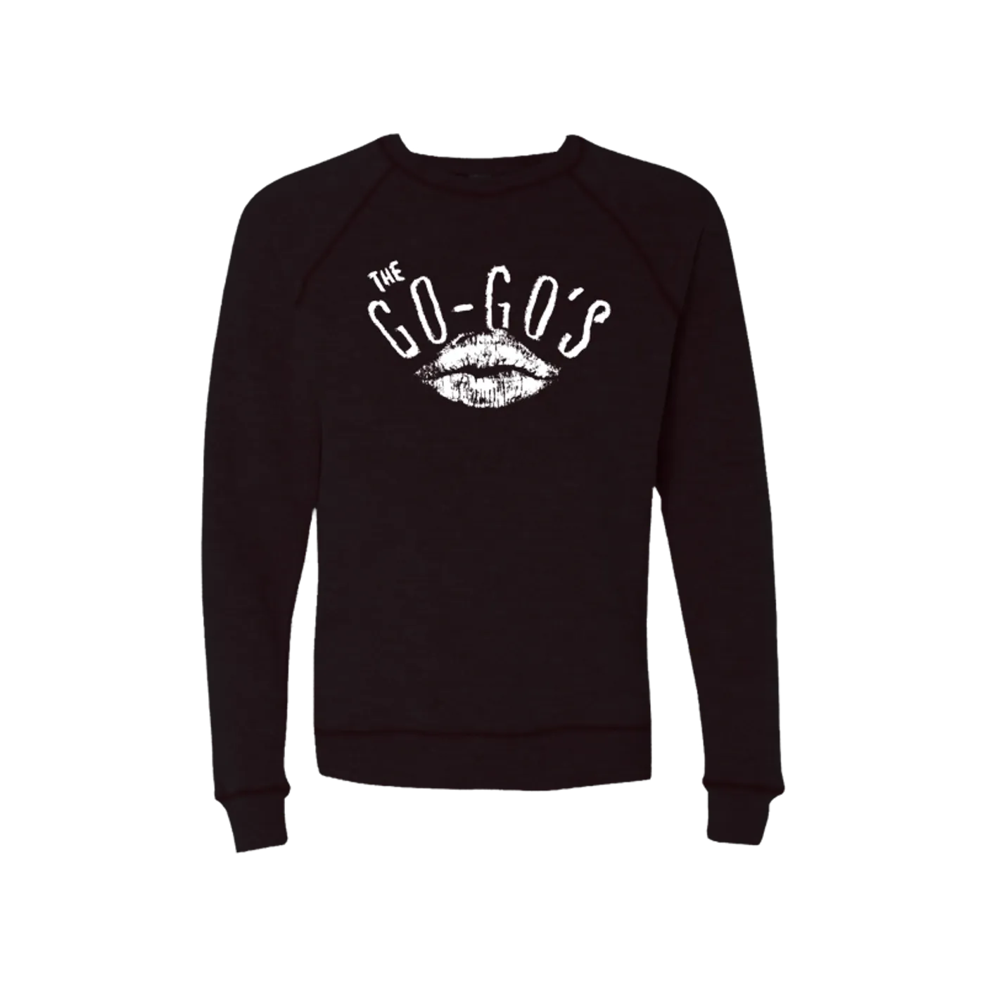 The Go-Go's Lipstick Black Raglan Sweater