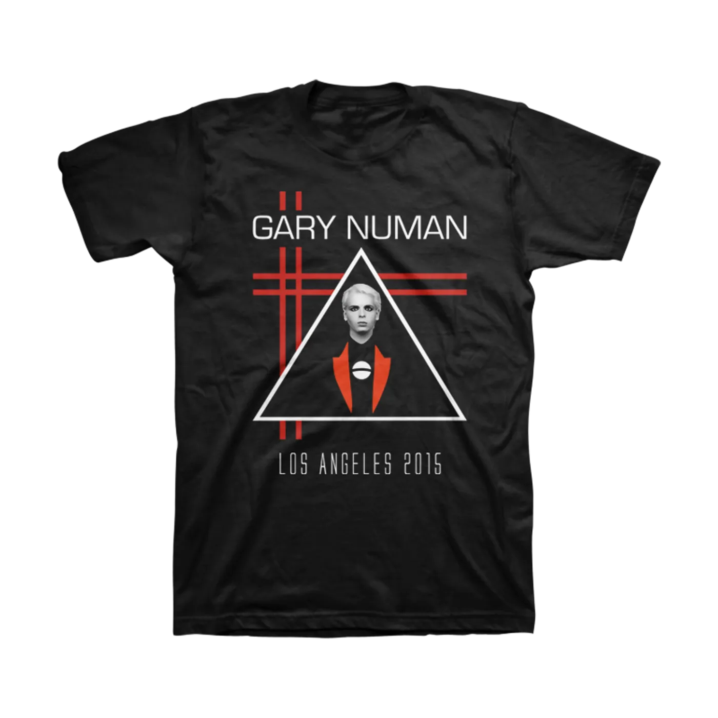 Gary Numan Generic Retro LA 2015 Unisex Tee