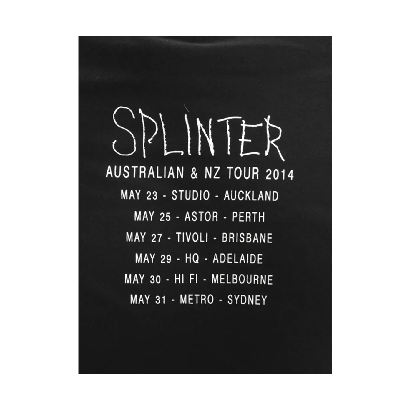 Gary Numan Australian Tour Outline Tee