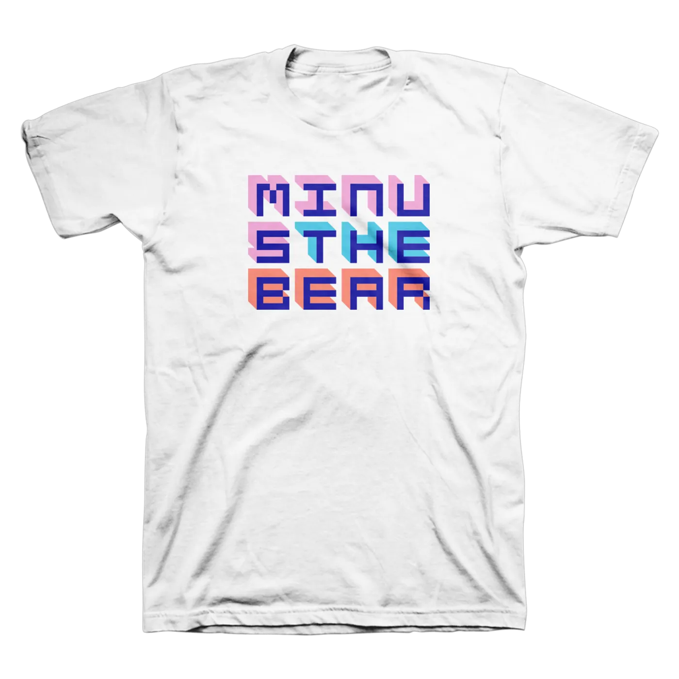 Minus the Bear Pixel Letters Tee