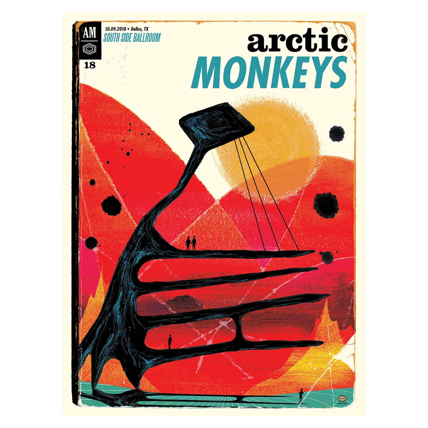 Arctic Monkeys ‘DALLAS LIMITED EDITION SCREENPRINT’