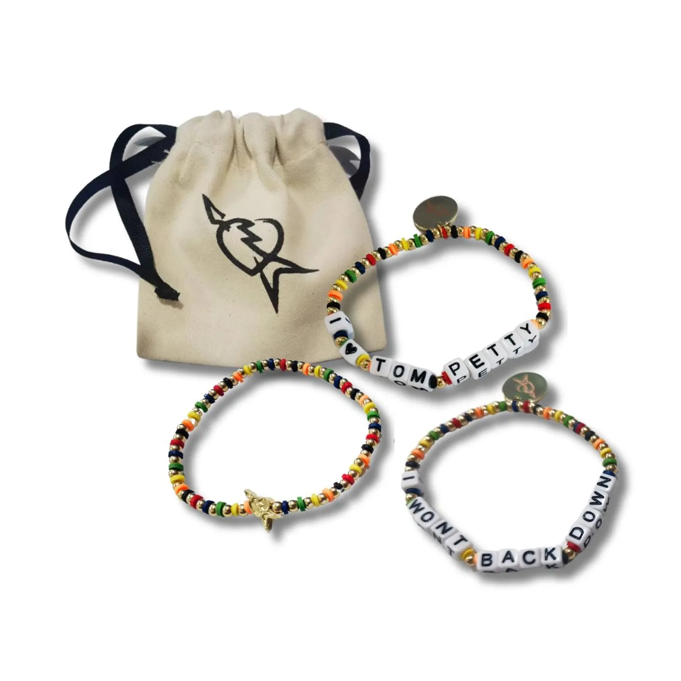Tom Petty 3 Pack Beaded Bracelet