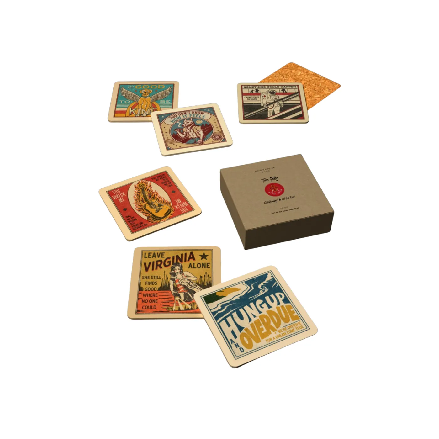 Tom Petty Wildflowers and All the Rest  Coaster Set