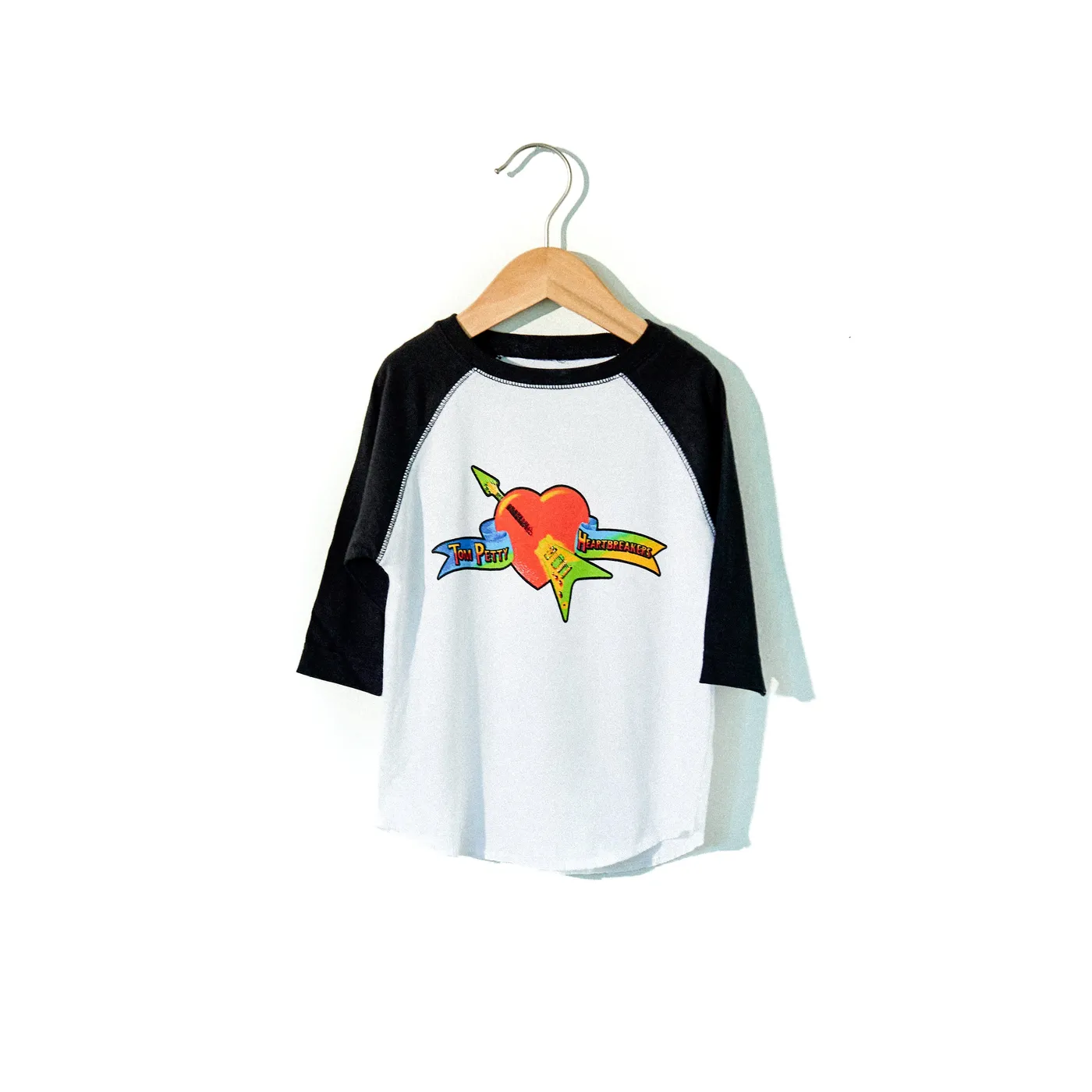Tom Petty and the Heartbreakers Classic Logo Raglan Toddler Tee