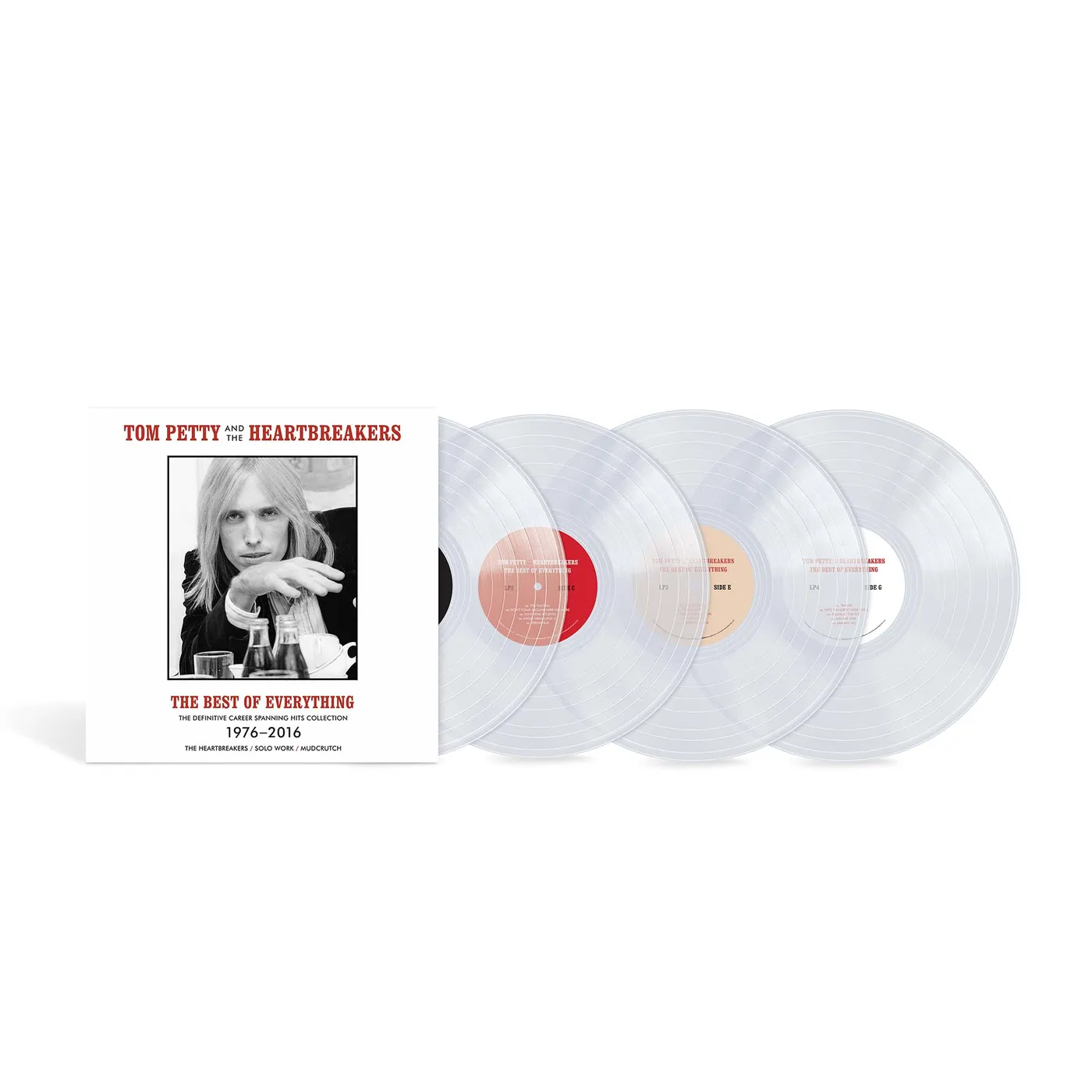 Tom Petty and the Heartbreakers The Best of Everything - E-Comm Exclusive Clear Vinyl 4LP Box Set