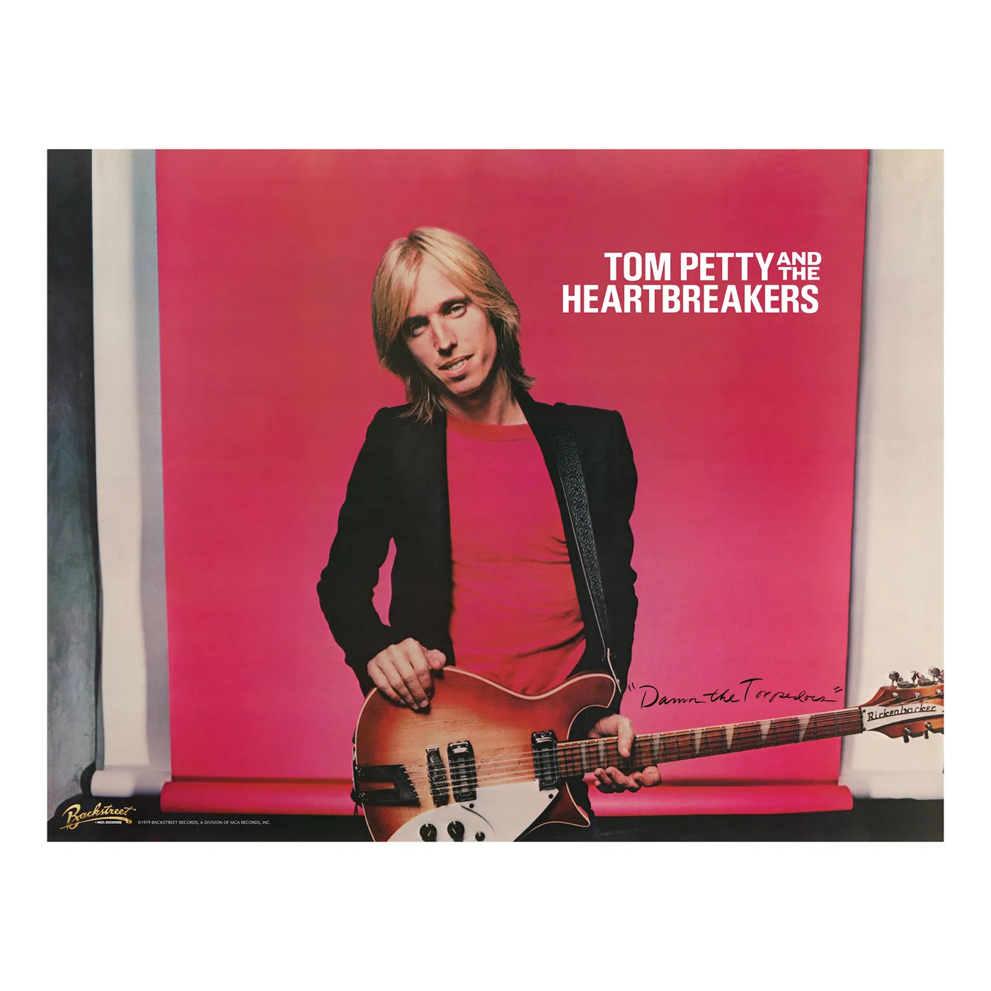 Tom Petty and the Heartbreakers 1979 Damn The Torpedoes Cover Poster
