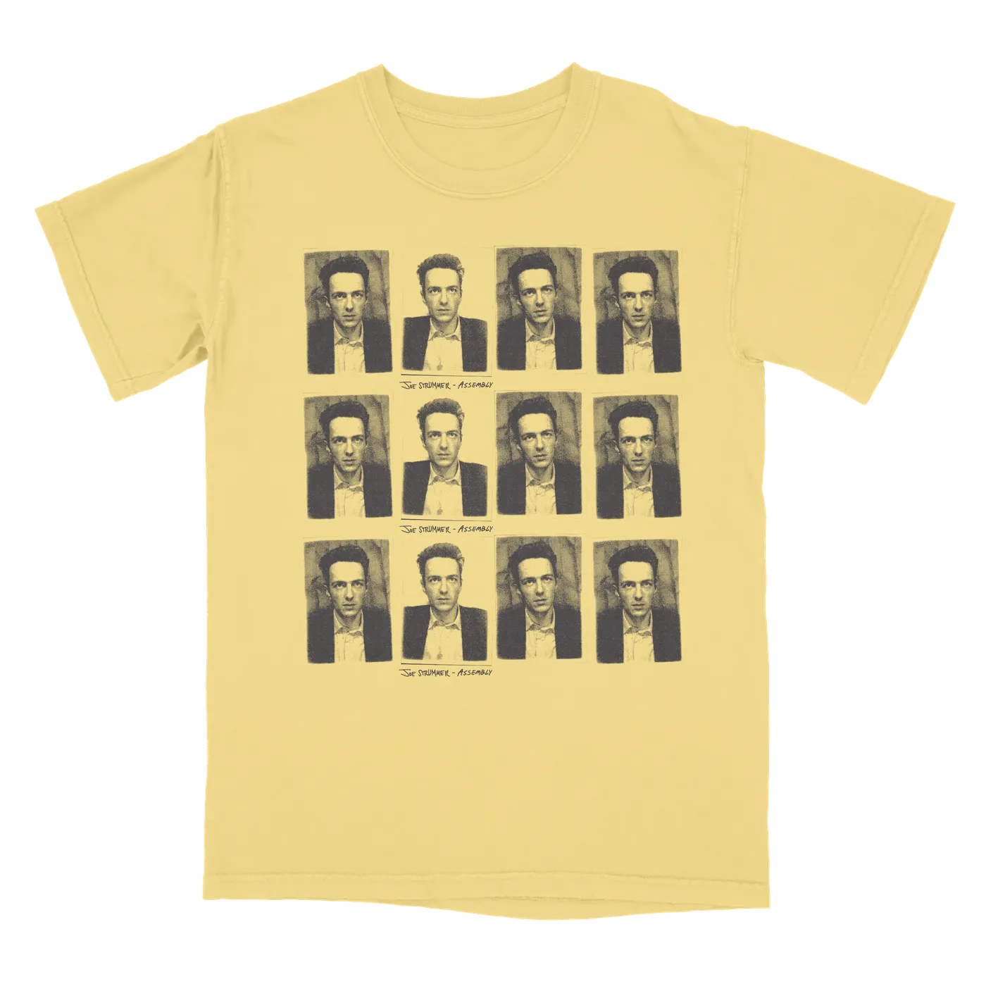 Joe Strummer Assembly Yellow T-Shirt
