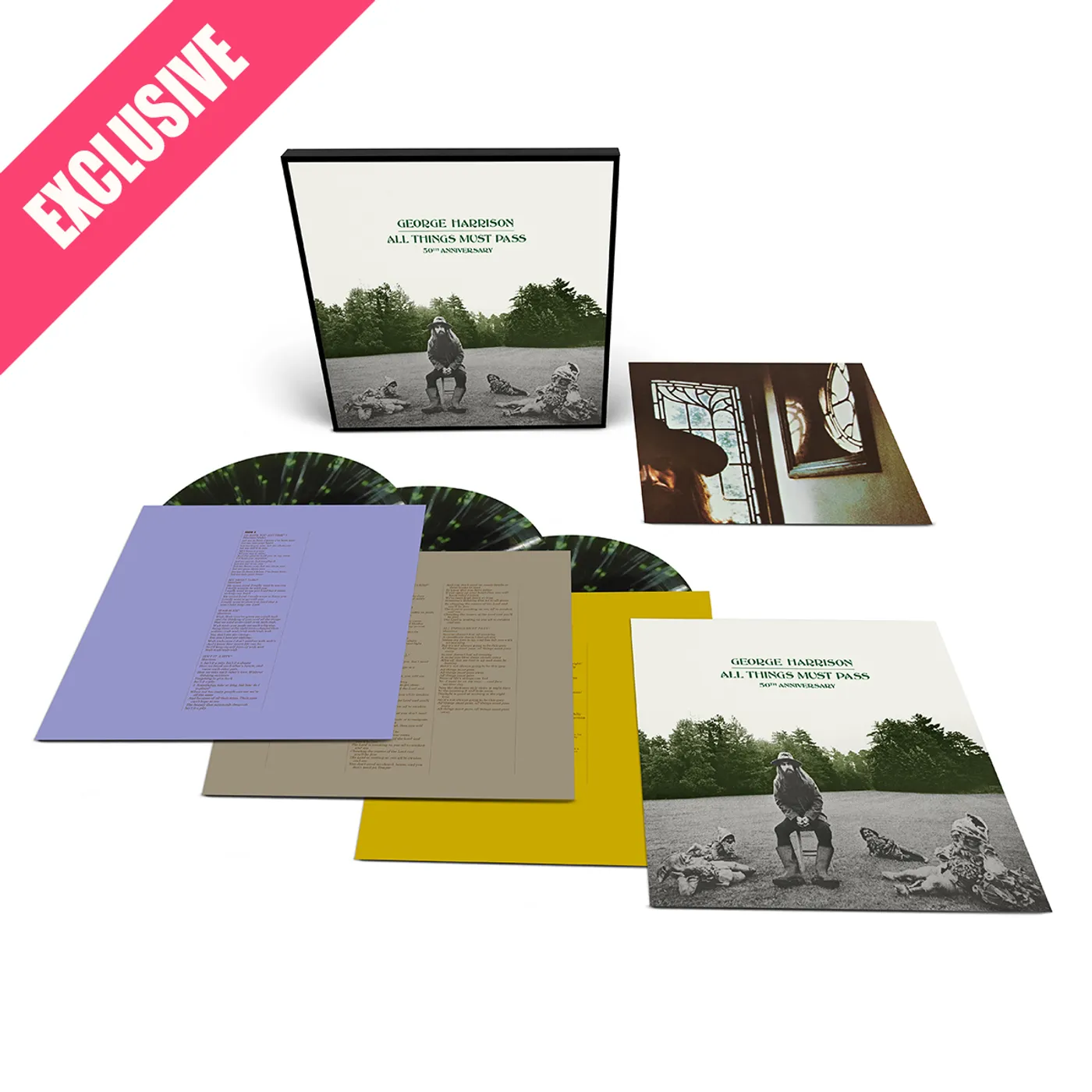 George Harrison All Things Must Pass E-Commerce Exclusive 3LP Color Vinyl