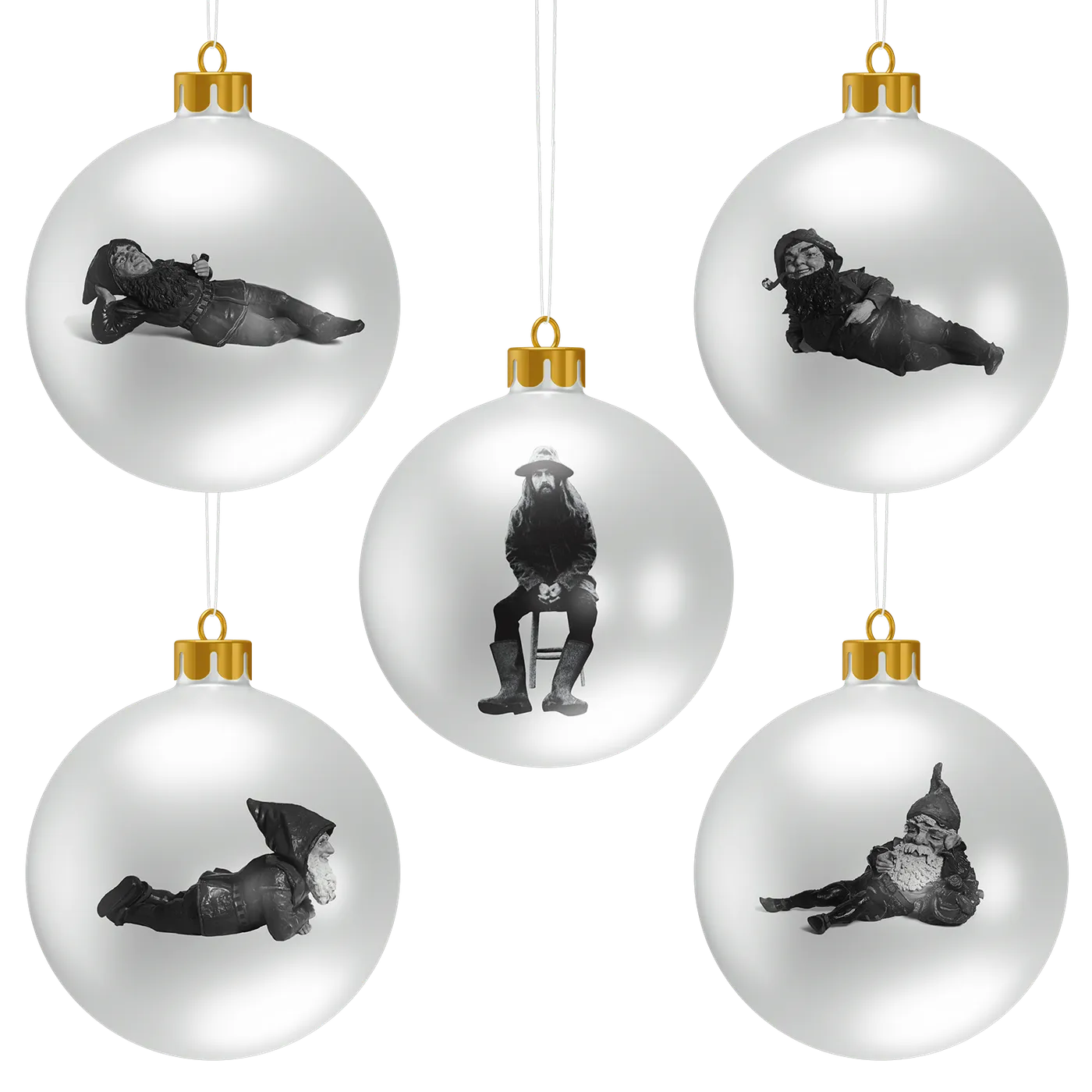 George Harrison All Things Must Pass Limited Edition 5 x Ornament Set