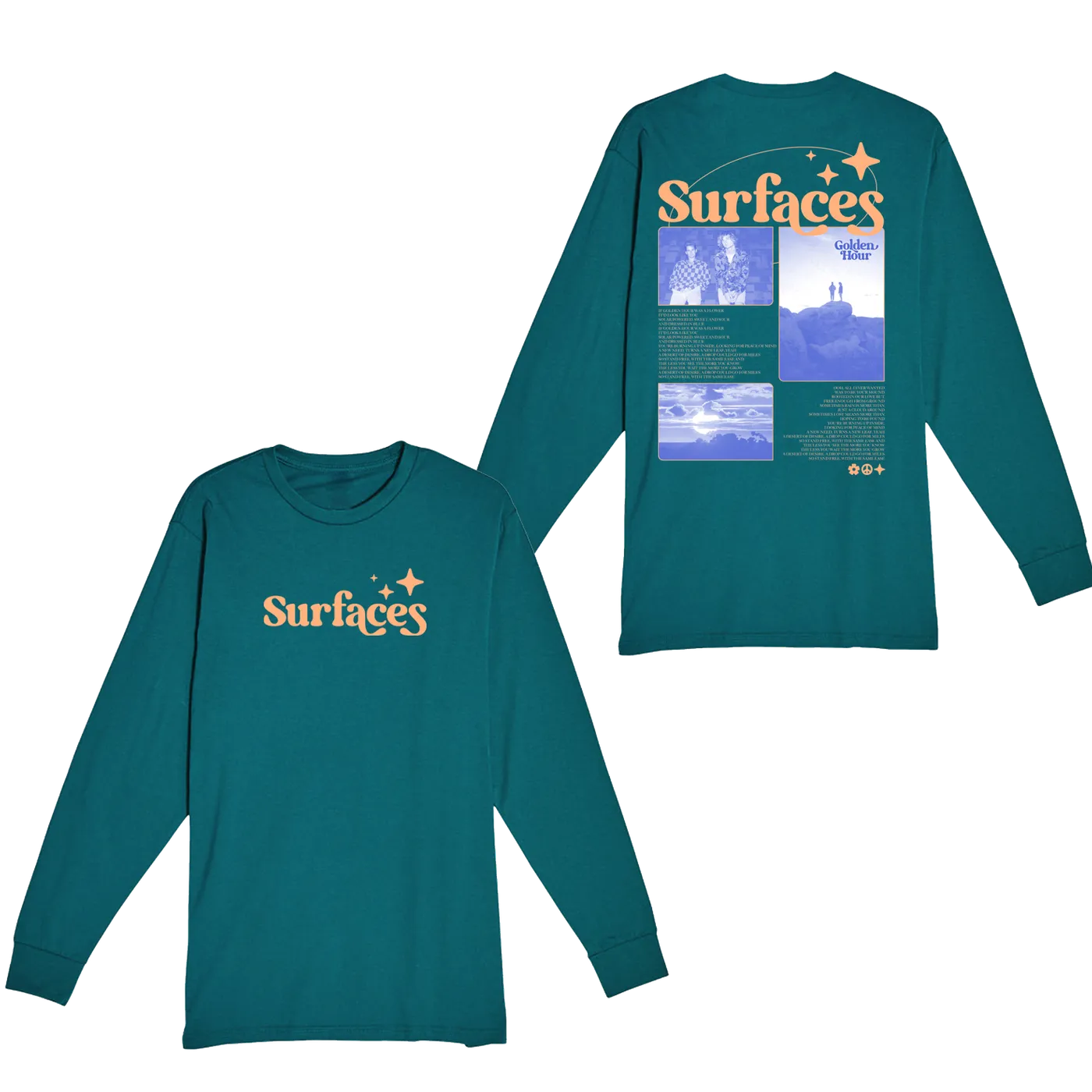 Surfaces Golden Hour Teal Long Sleeve