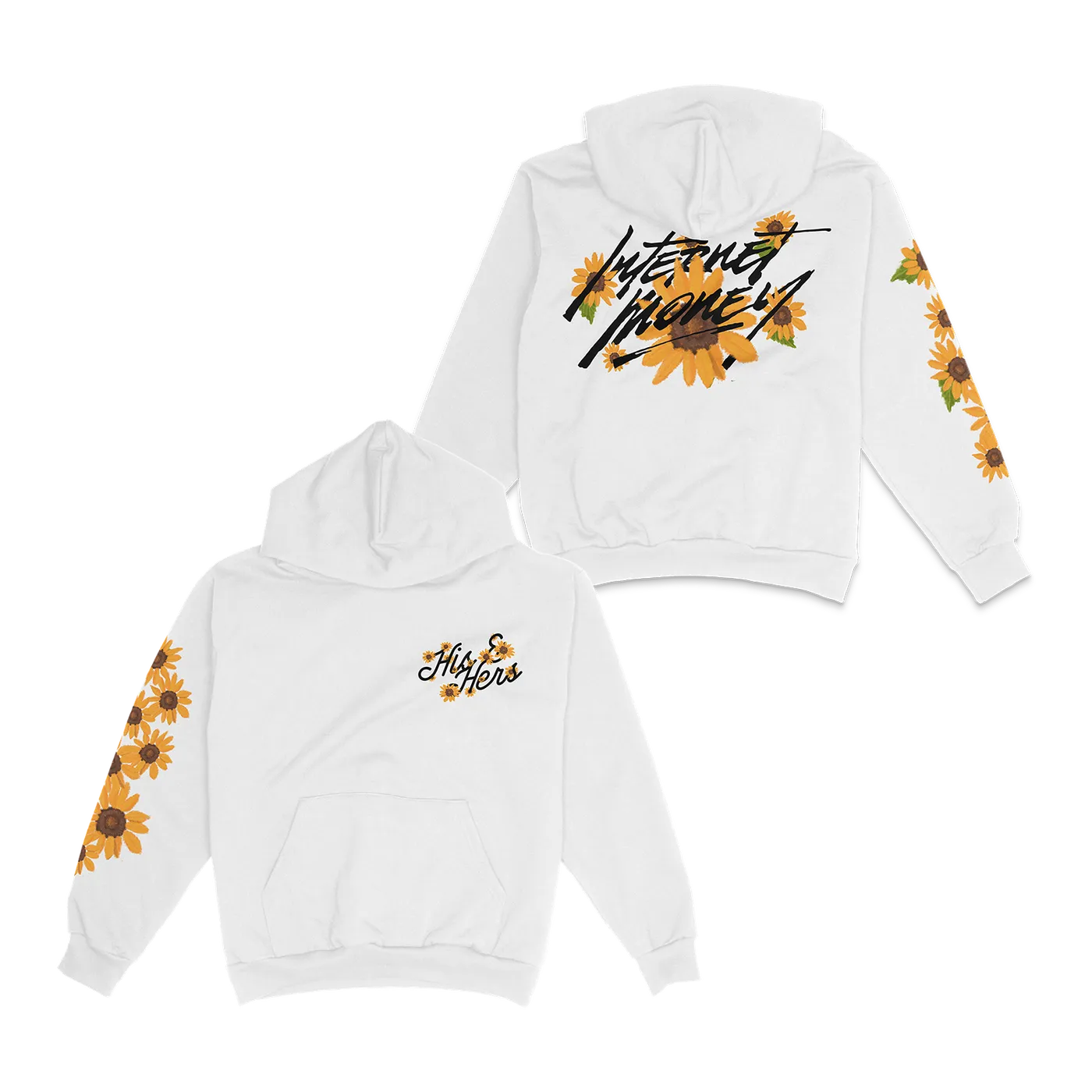 Internet Money His and Hers White Hoodie