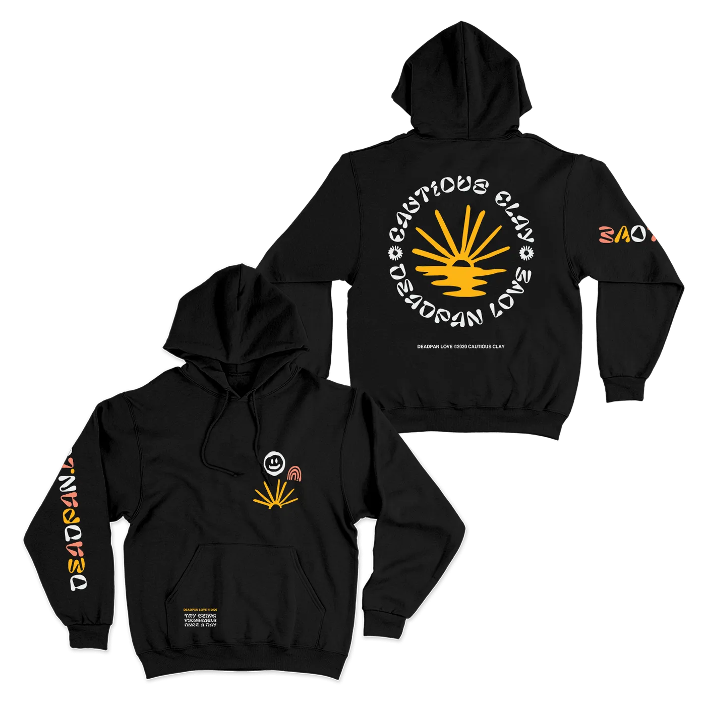 Cautious Clay Vulnerable Black Hoodie