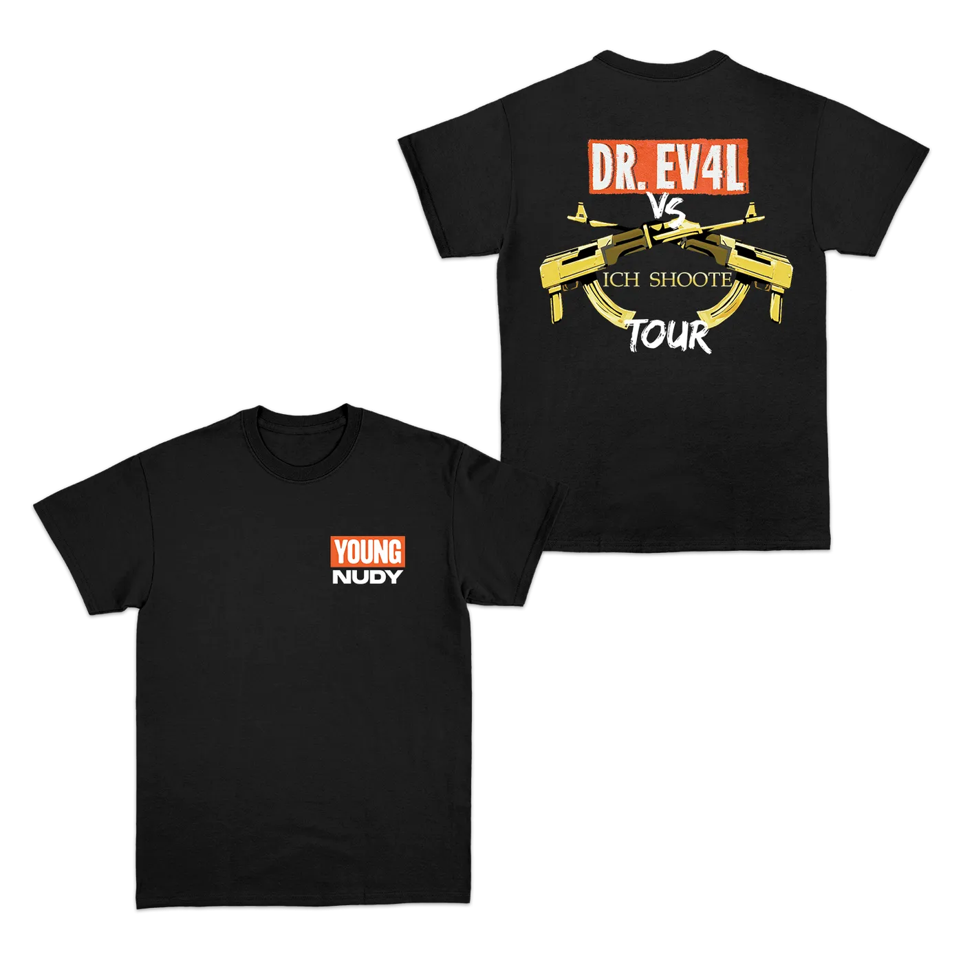 Young Nudy Tour Black T-Shirt
